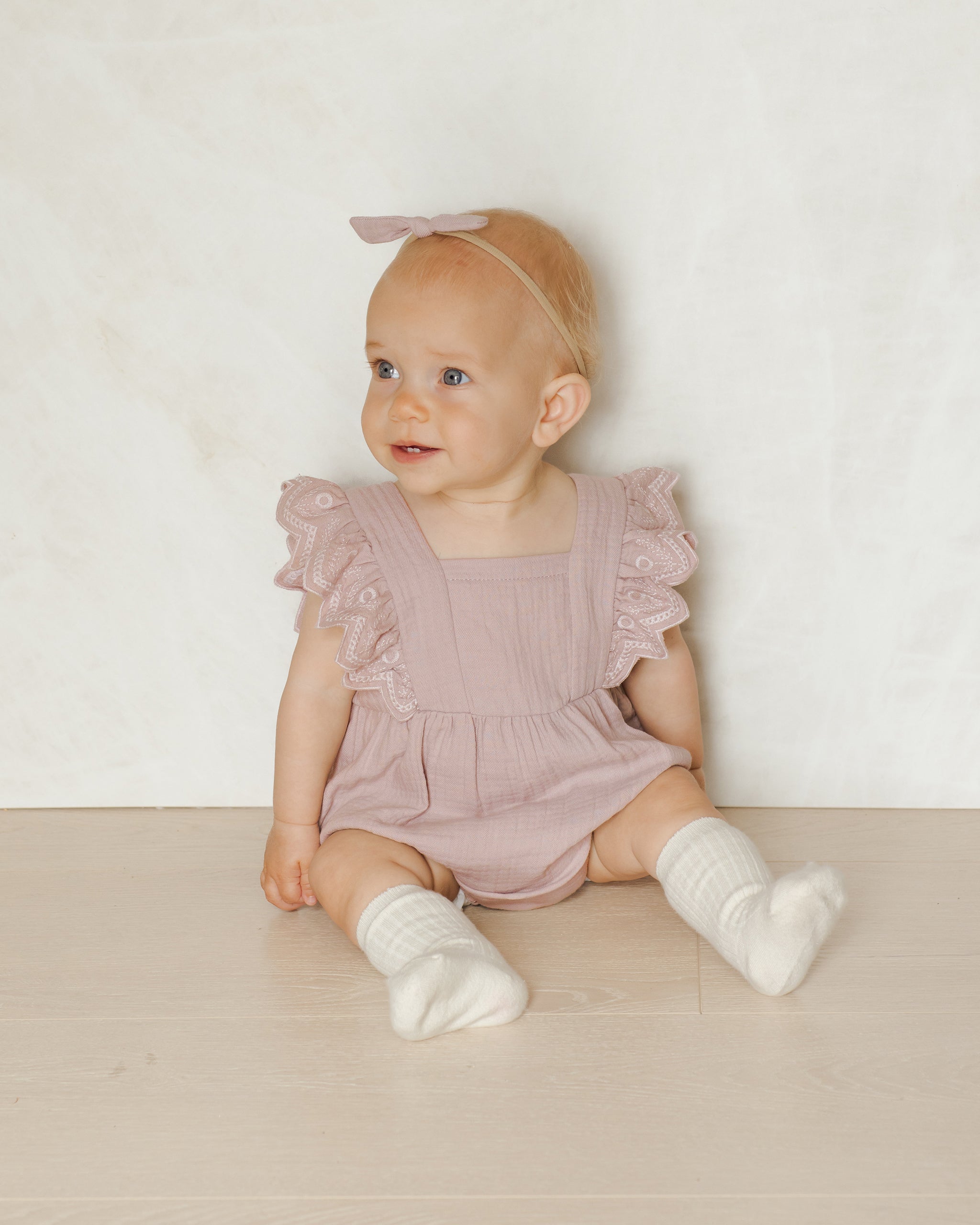 Naomi Romper || Lavender - Rylee + Cru | Kids Clothes | Trendy Baby Clothes | Modern Infant Outfits |