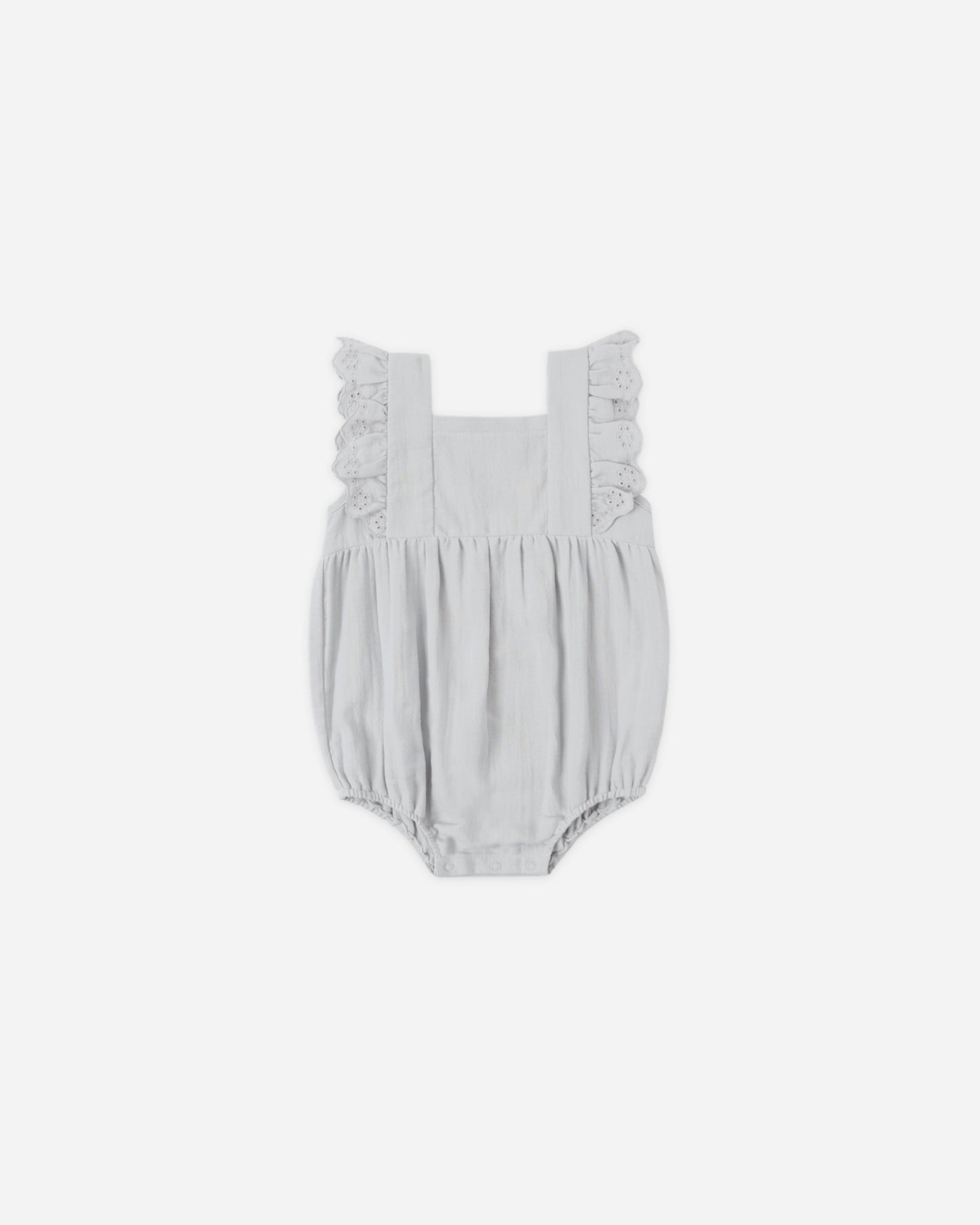 Naomi Romper Sky - Rylee + Cru | Kids Clothes | Trendy Baby Clothes | Modern Infant Outfits |
