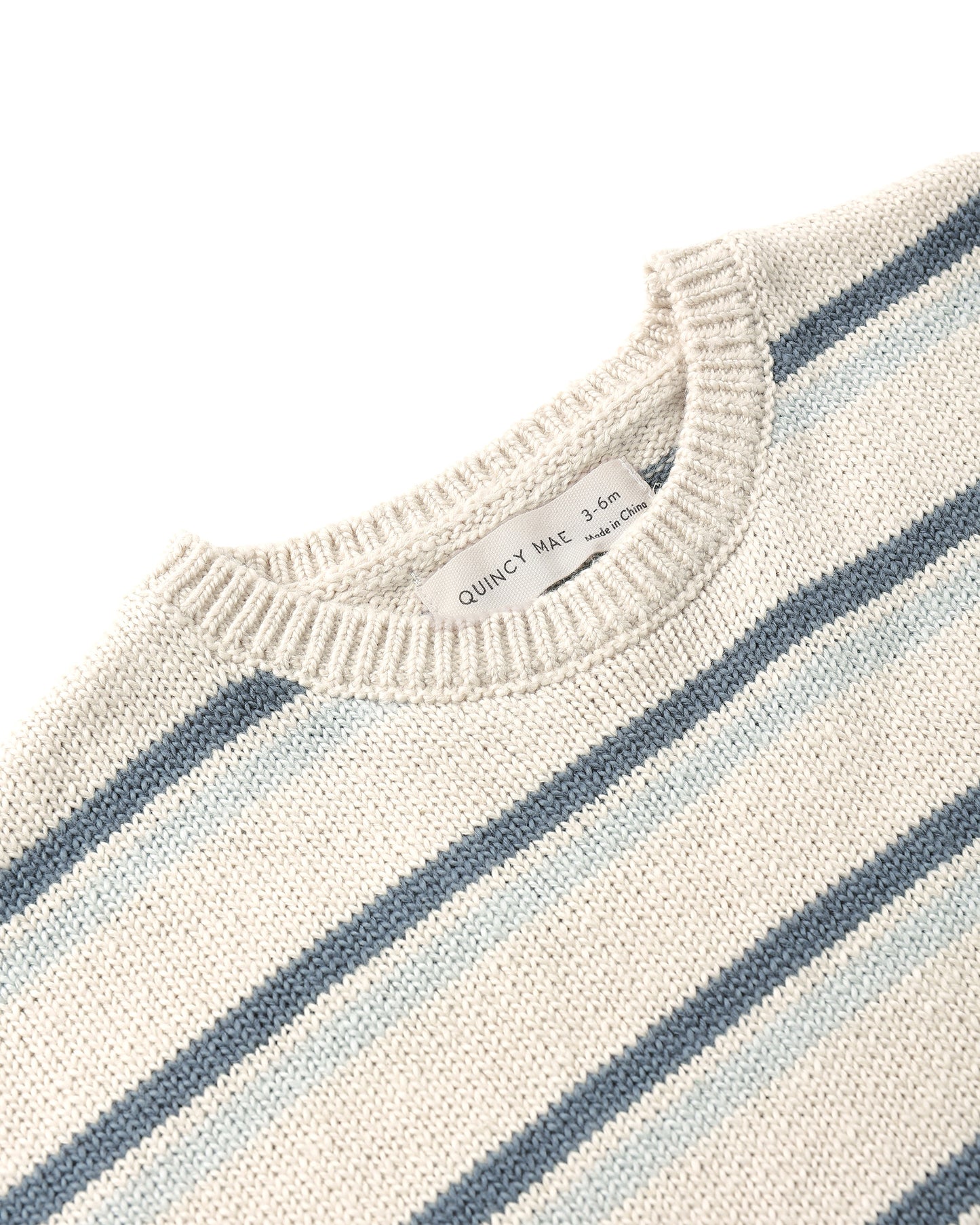 Relaxed Summer Knit Set Ocean Stripe - Rylee + Cru | Kids Clothes | Trendy Baby Clothes | Modern Infant Outfits |