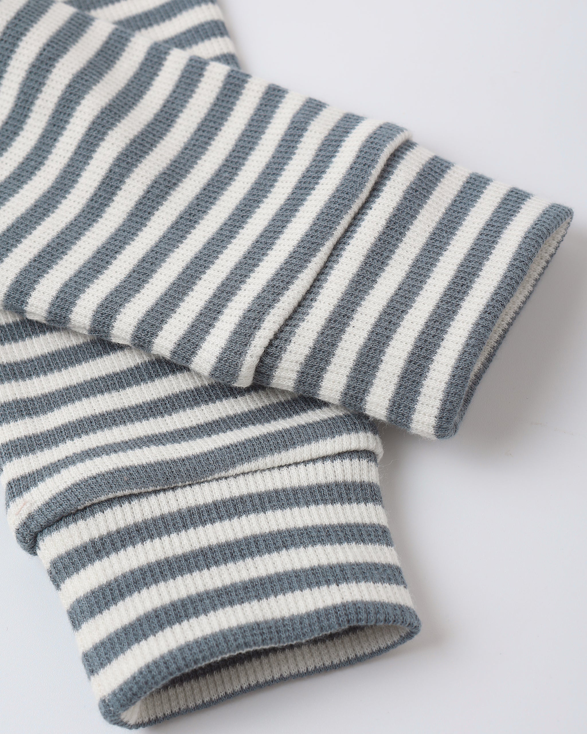Ribbed Short Sleeve Tee + Legging Set Ocean Stripe - Rylee + Cru | Kids Clothes | Trendy Baby Clothes | Modern Infant Outfits |