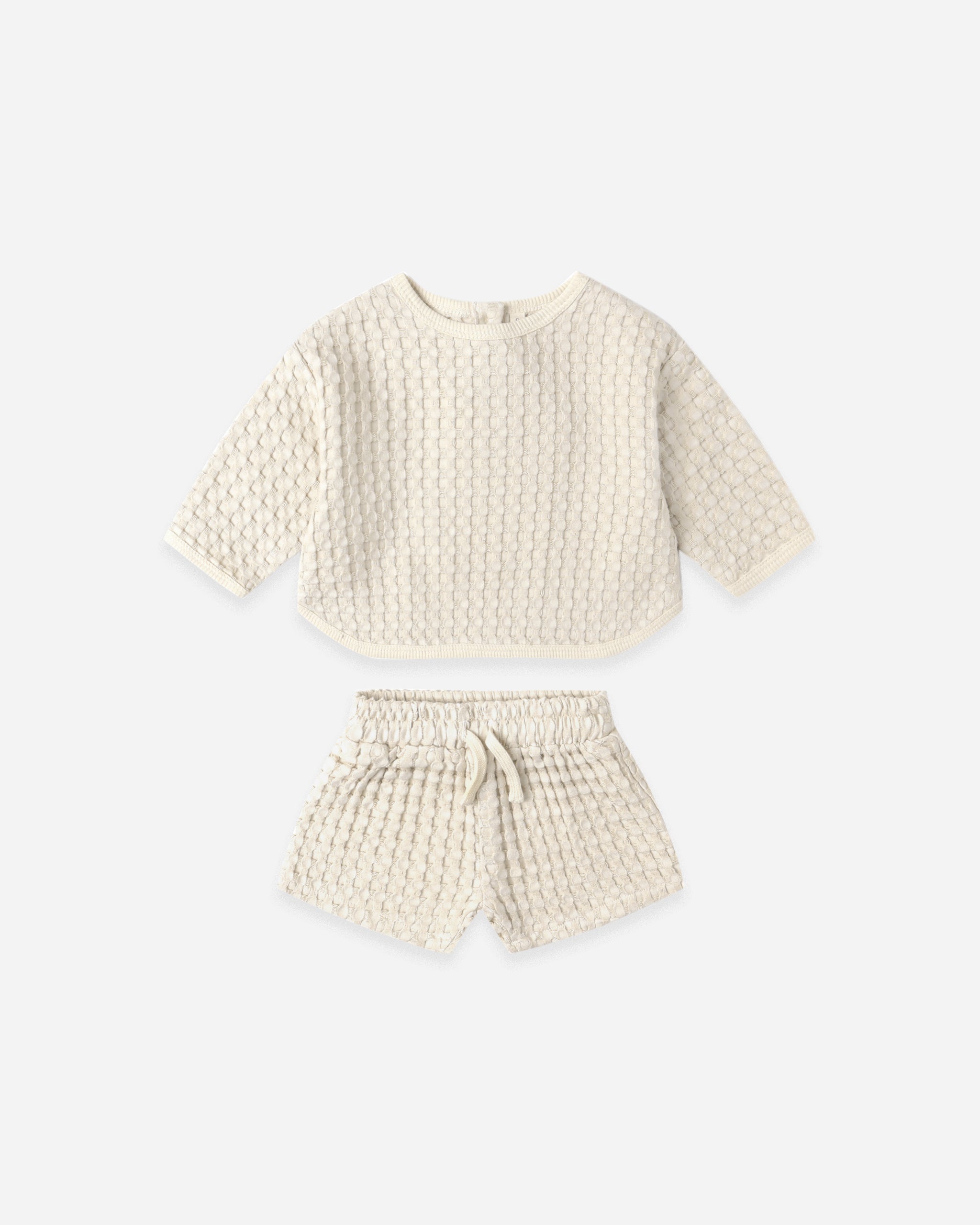 Flynn Set || Natural - Rylee + Cru | Kids Clothes | Trendy Baby Clothes | Modern Infant Outfits |