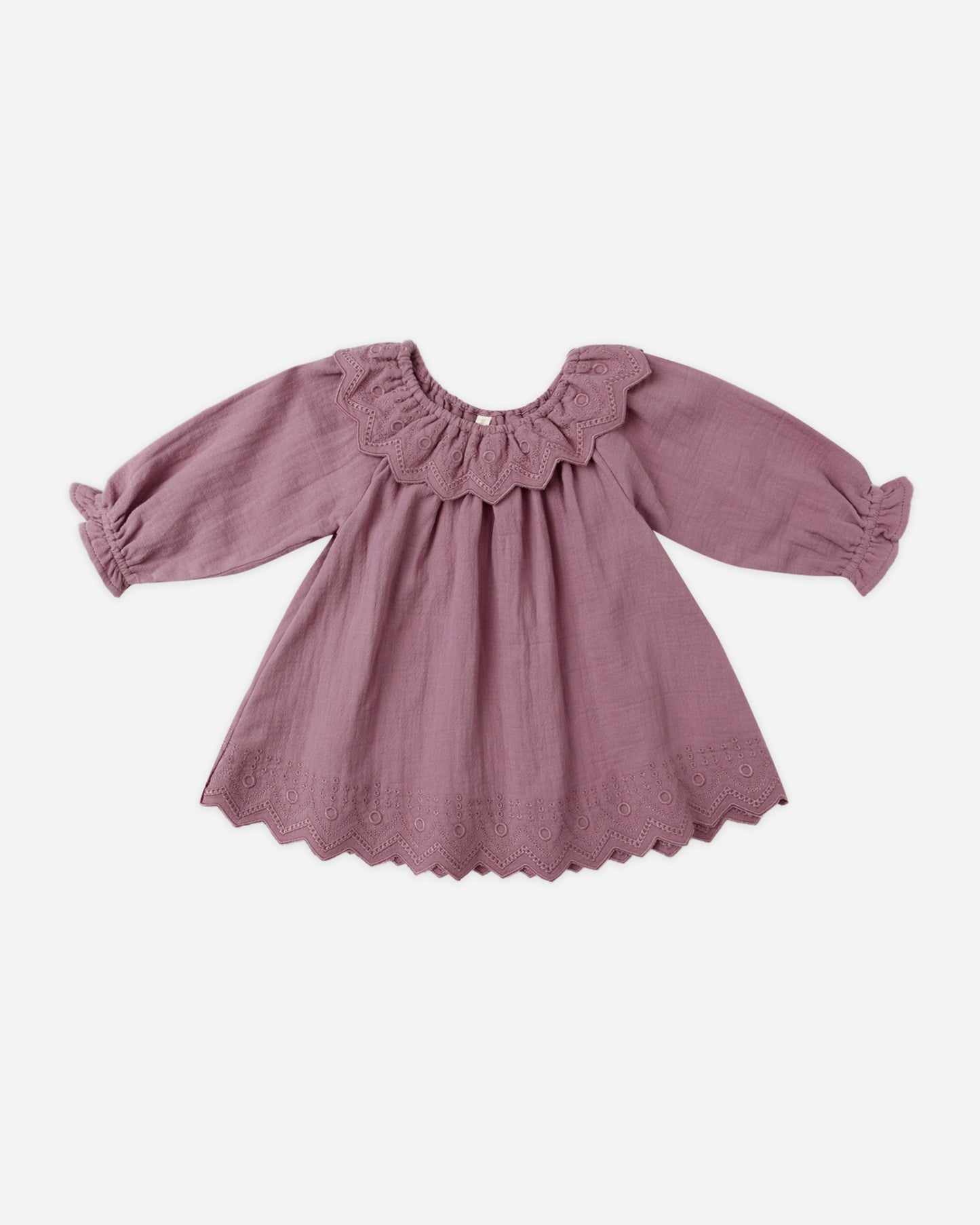Long Sleeve Isla Dress || Mulberry - Rylee + Cru | Kids Clothes | Trendy Baby Clothes | Modern Infant Outfits |
