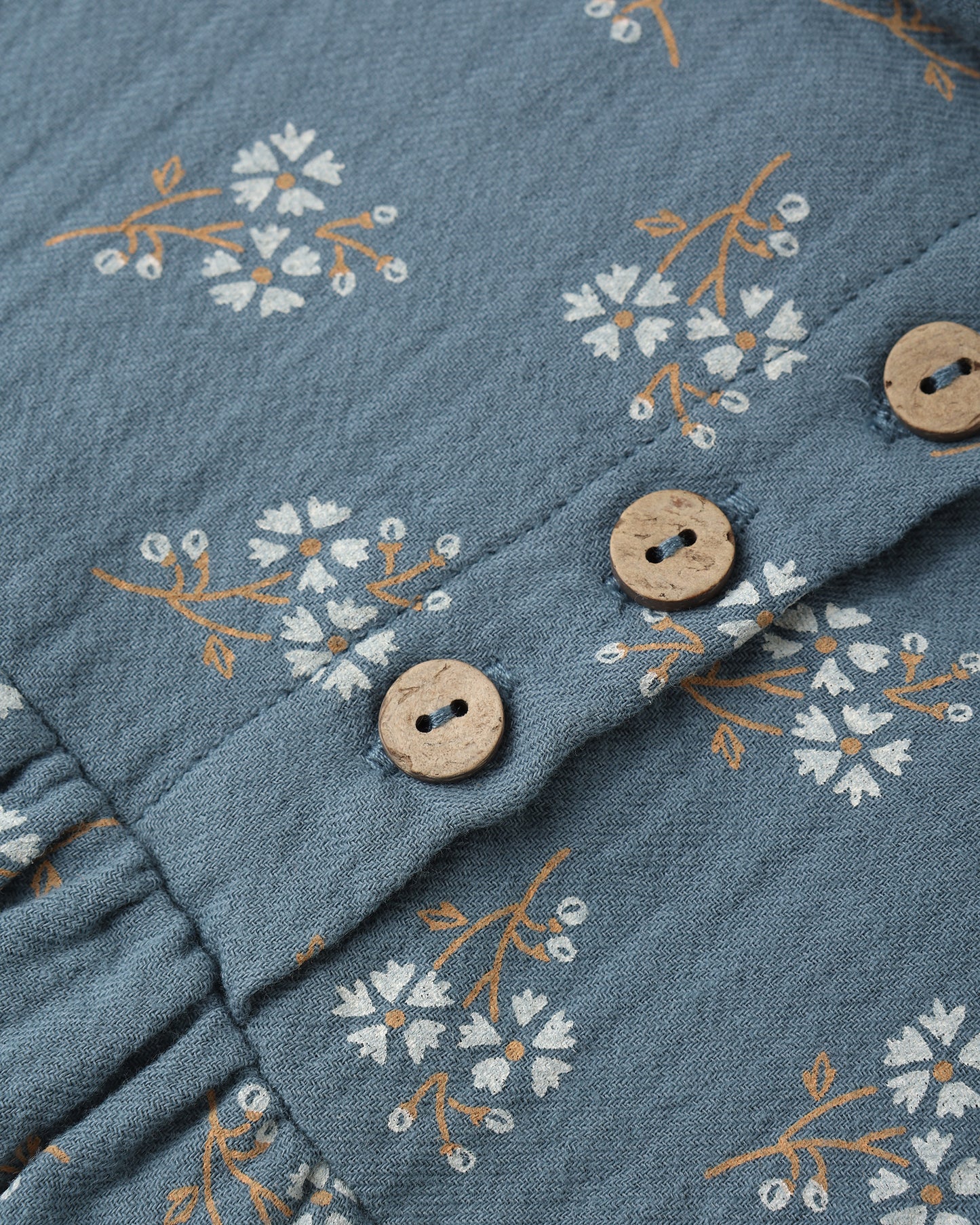 Collared Romper || Blue Floral - Rylee + Cru | Kids Clothes | Trendy Baby Clothes | Modern Infant Outfits |