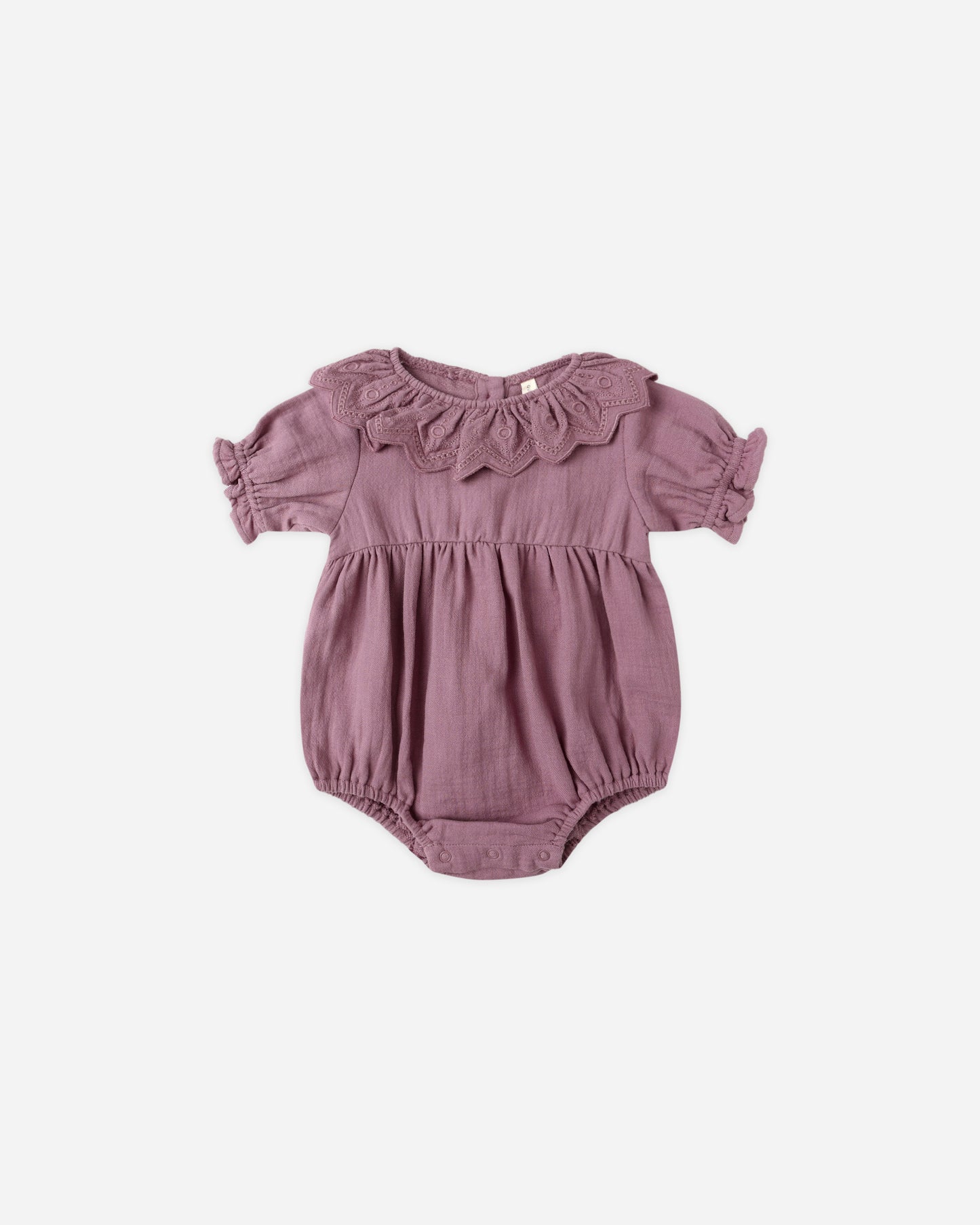Collared Romper || Mulberry - Rylee + Cru | Kids Clothes | Trendy Baby Clothes | Modern Infant Outfits |