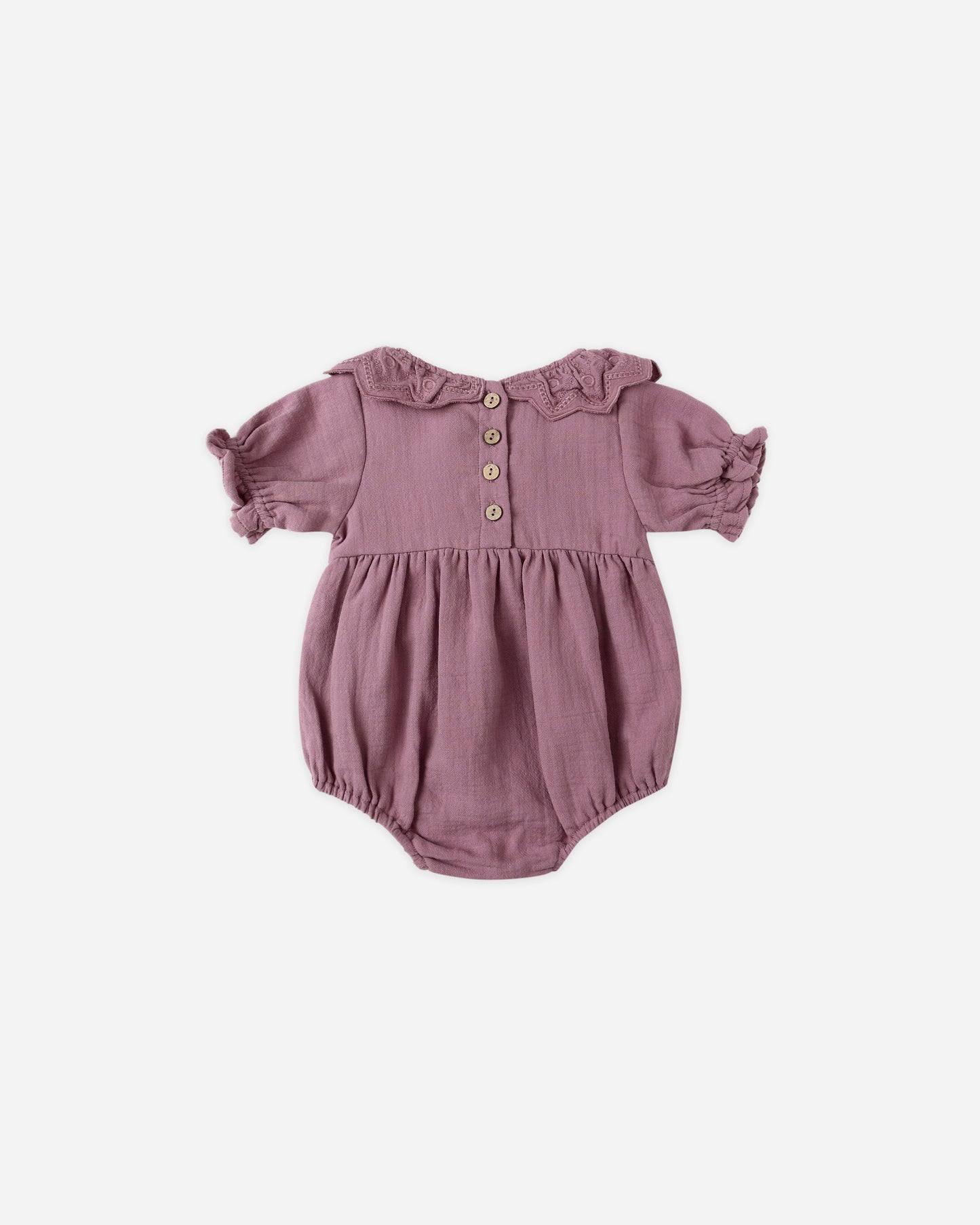 Collared Romper || Mulberry - Rylee + Cru | Kids Clothes | Trendy Baby Clothes | Modern Infant Outfits |