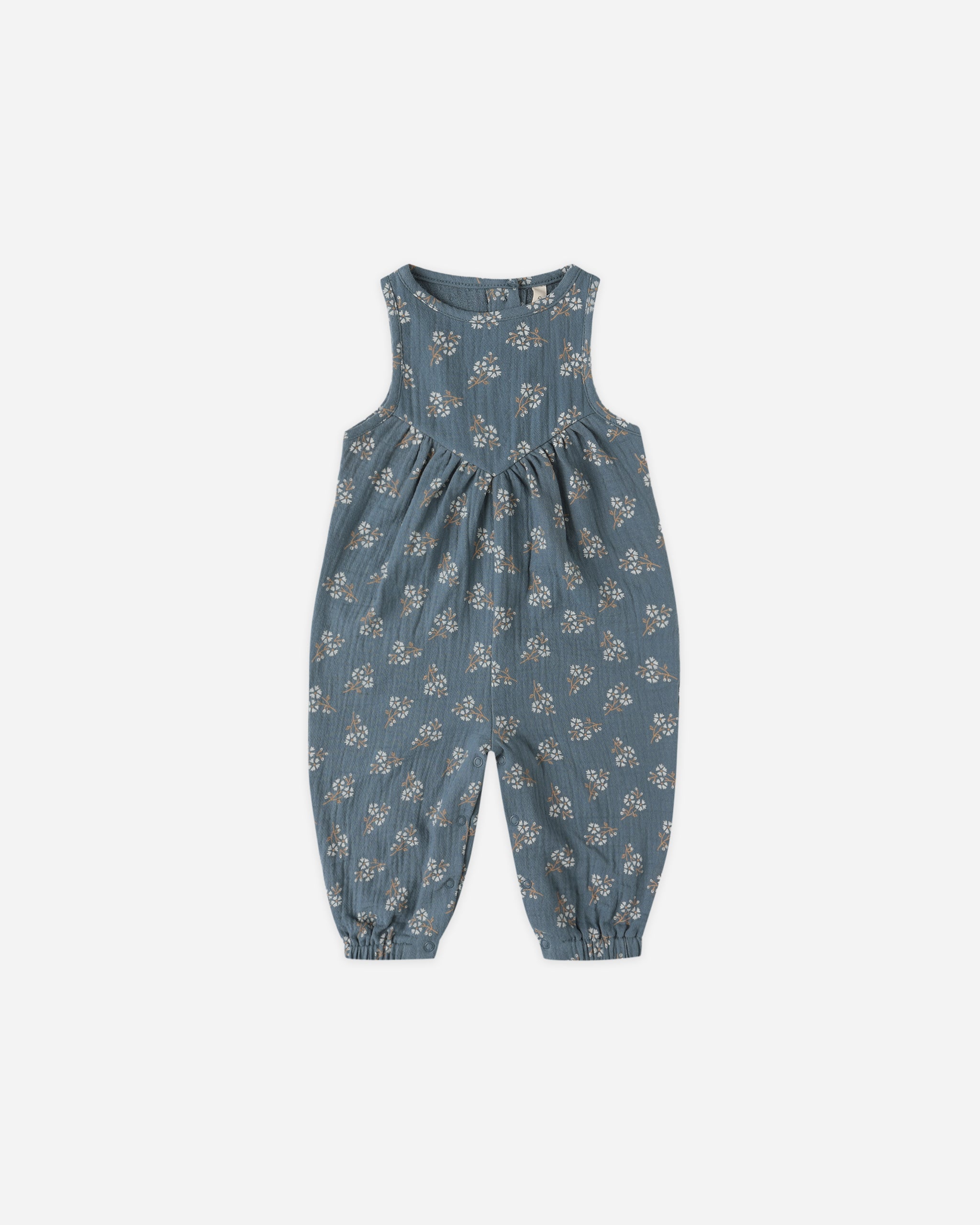 Maisie Overall || Blue Floral - Rylee + Cru | Kids Clothes | Trendy Baby Clothes | Modern Infant Outfits |