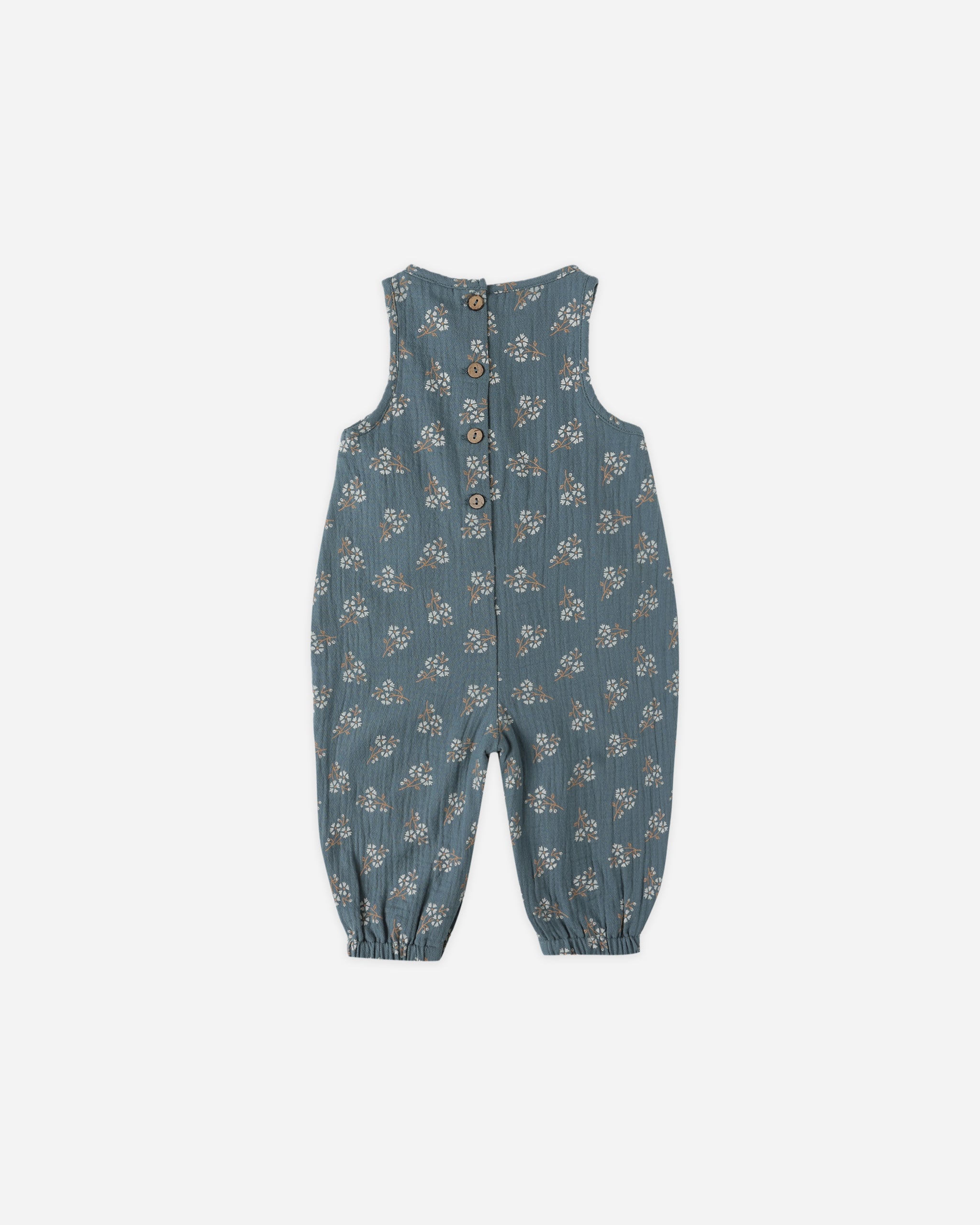 Maisie Overall || Blue Floral - Rylee + Cru | Kids Clothes | Trendy Baby Clothes | Modern Infant Outfits |