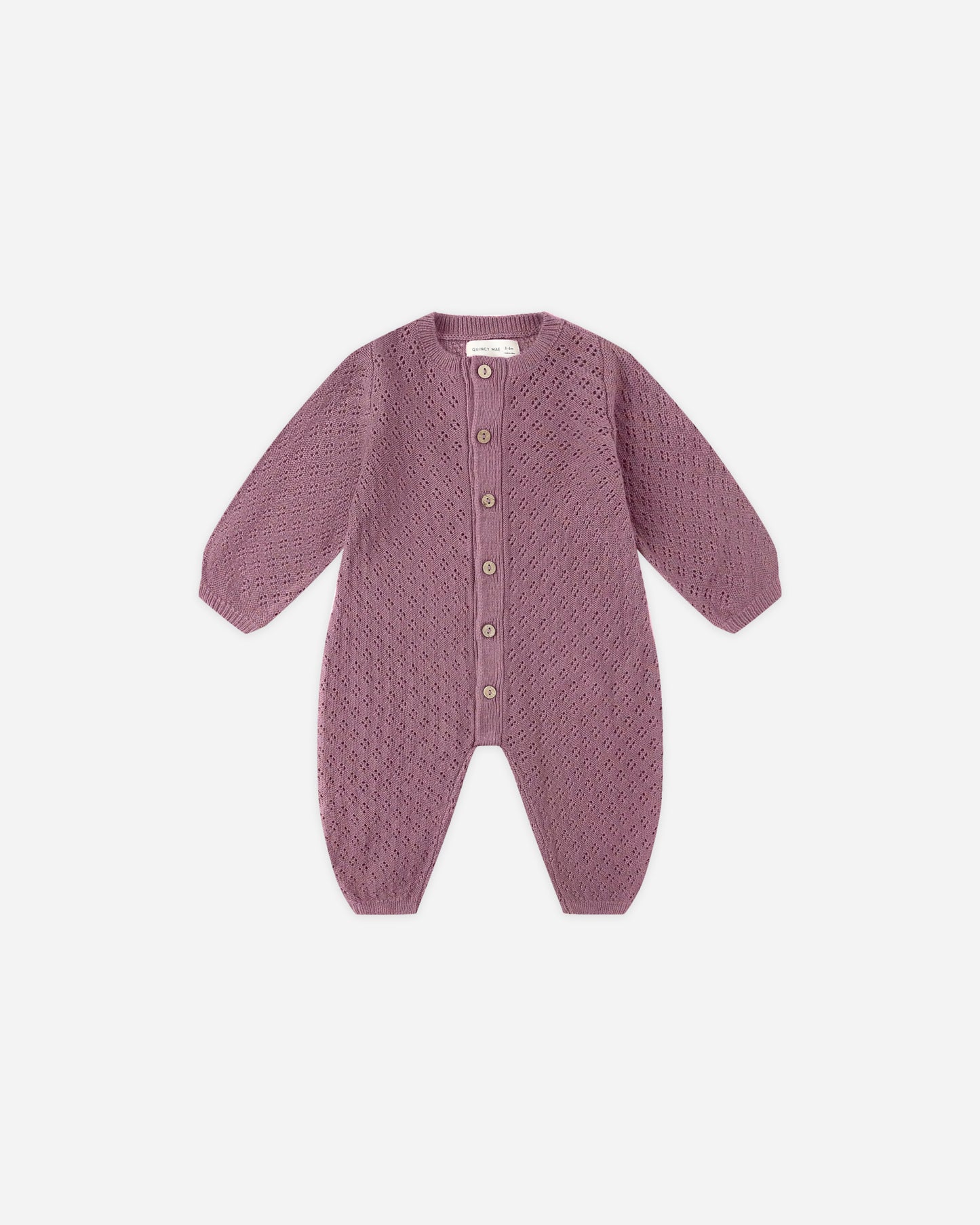 Long Sleeve Bubble Romper || Mulberry - Rylee + Cru | Kids Clothes | Trendy Baby Clothes | Modern Infant Outfits |