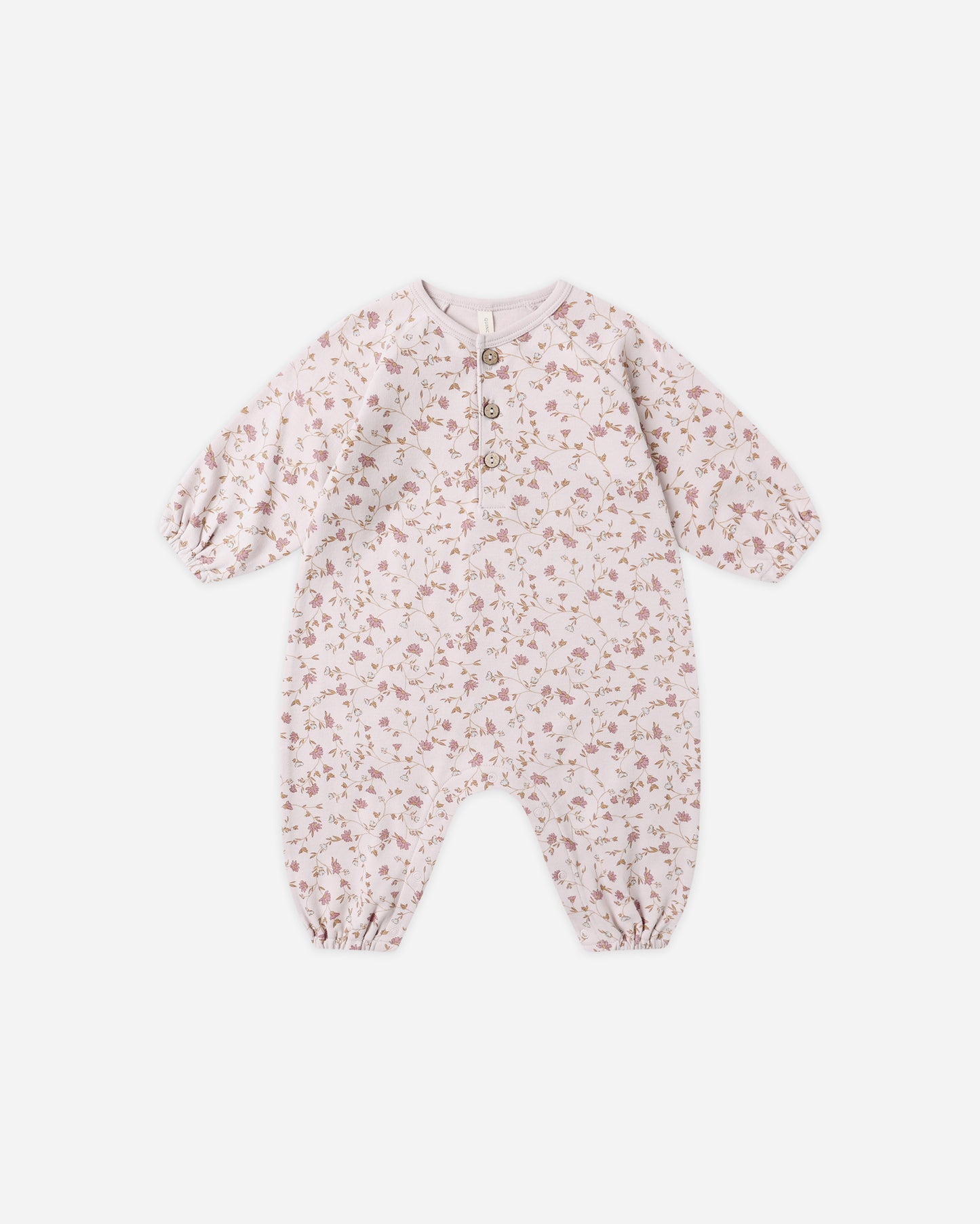 Henley Bubble Jumpsuit || Garden - Rylee + Cru | Kids Clothes | Trendy Baby Clothes | Modern Infant Outfits |