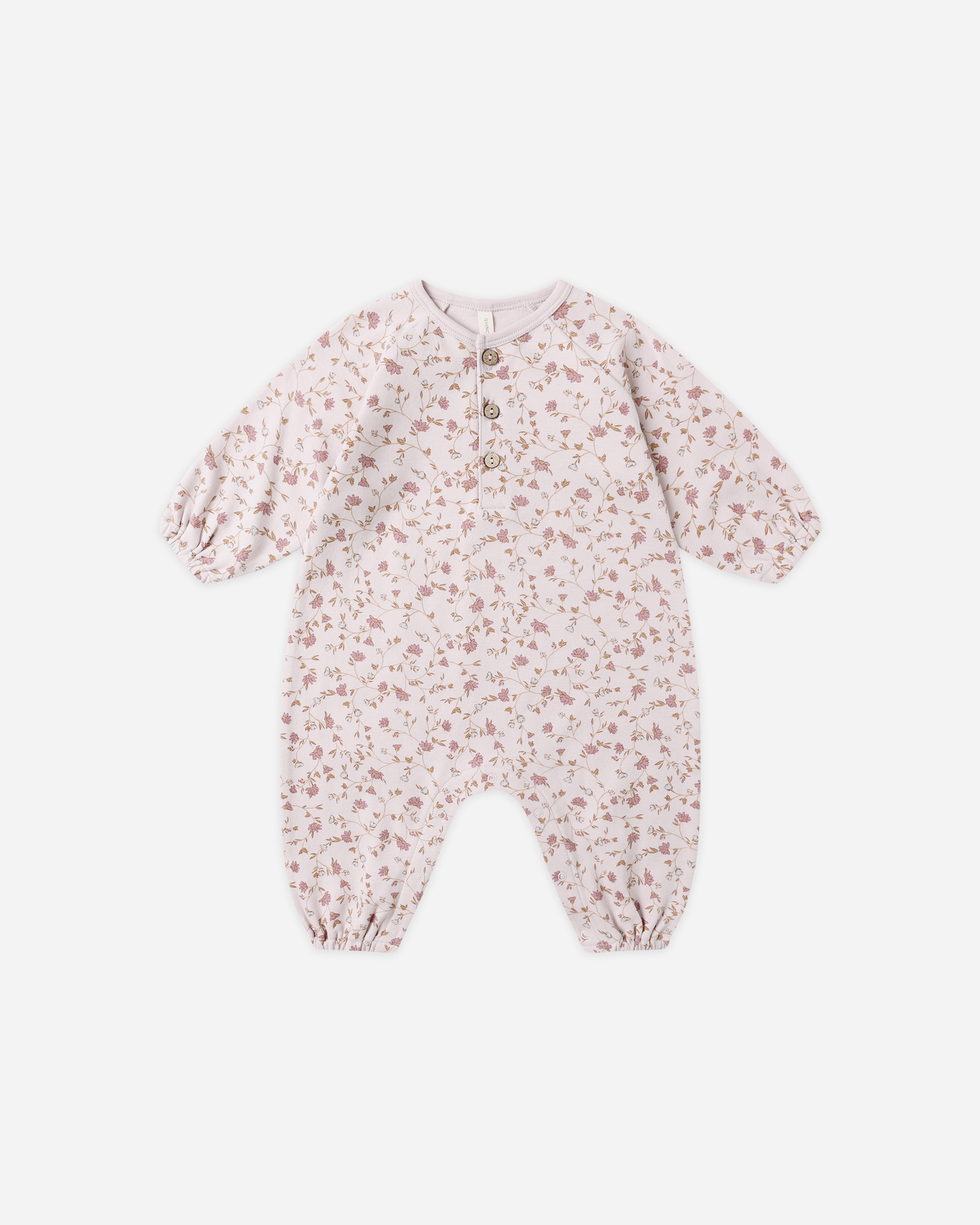 Henley Bubble Jumpsuit || Garden - Rylee + Cru | Kids Clothes | Trendy Baby Clothes | Modern Infant Outfits |