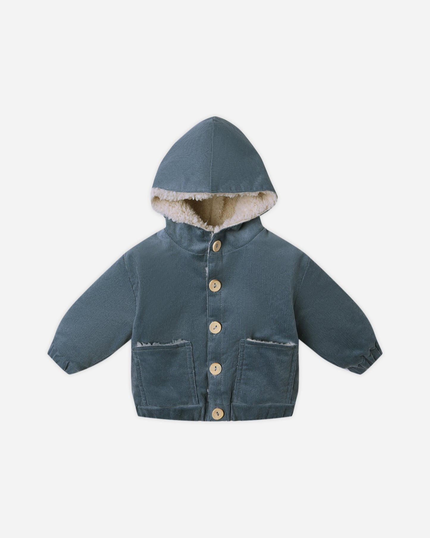 Corduroy Hooded Jacket || Ocean - Rylee + Cru | Kids Clothes | Trendy Baby Clothes | Modern Infant Outfits |