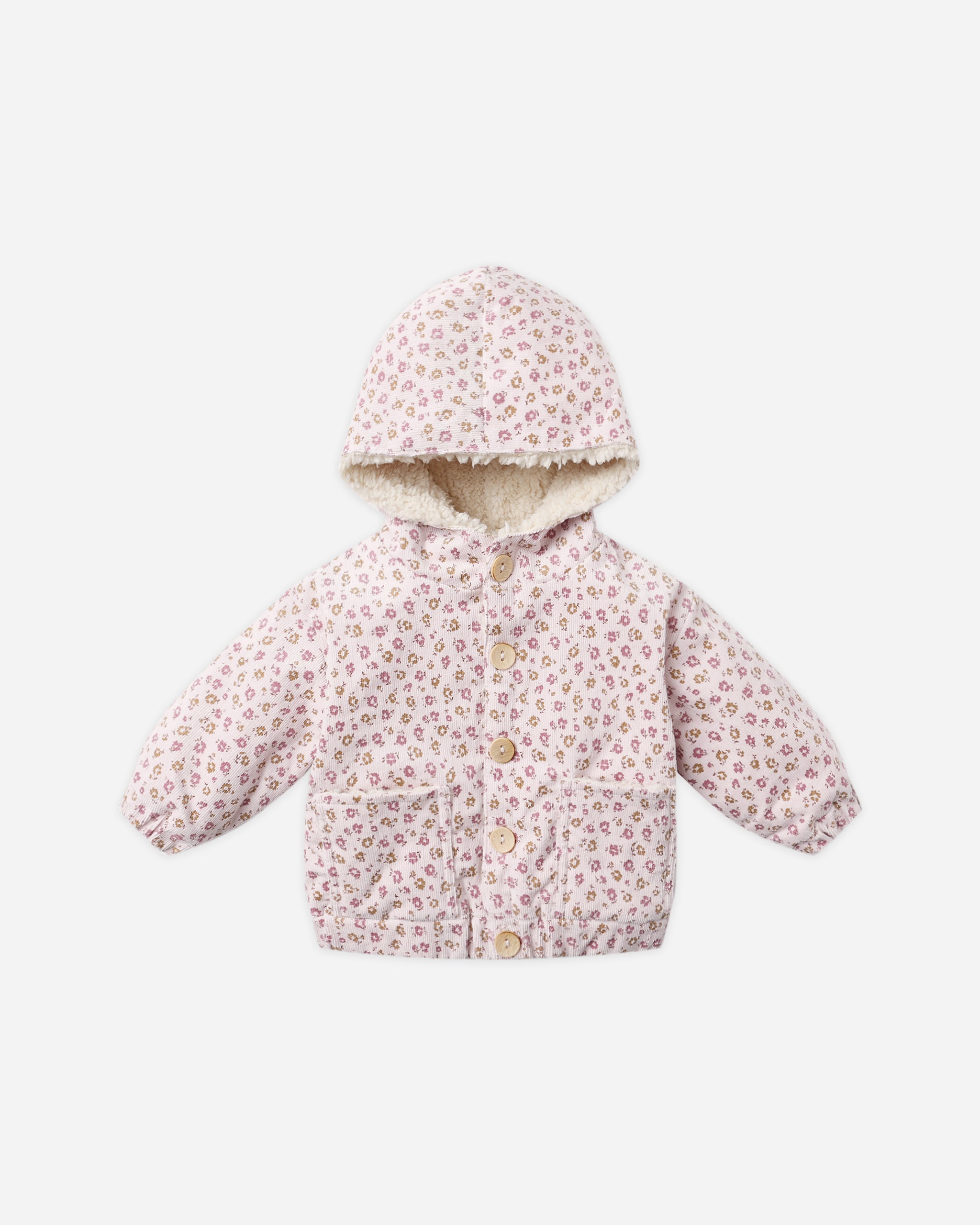 Corduroy Hooded Jacket || Wildflowers - Rylee + Cru | Kids Clothes | Trendy Baby Clothes | Modern Infant Outfits |