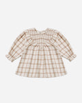 V Smocked Dress Rustic Plaid - Rylee + Cru | Kids Clothes | Trendy Baby Clothes | Modern Infant Outfits |