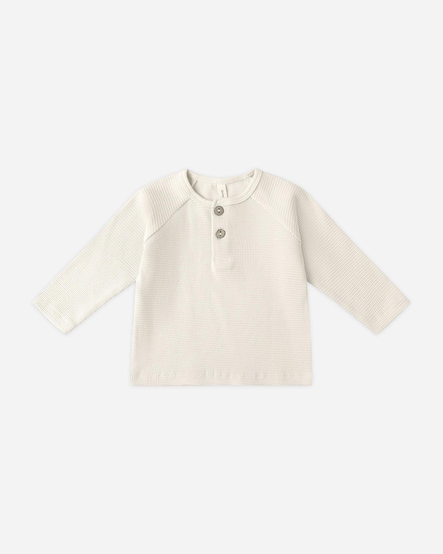 Henley Knit Top || Natural - Rylee + Cru | Kids Clothes | Trendy Baby Clothes | Modern Infant Outfits |