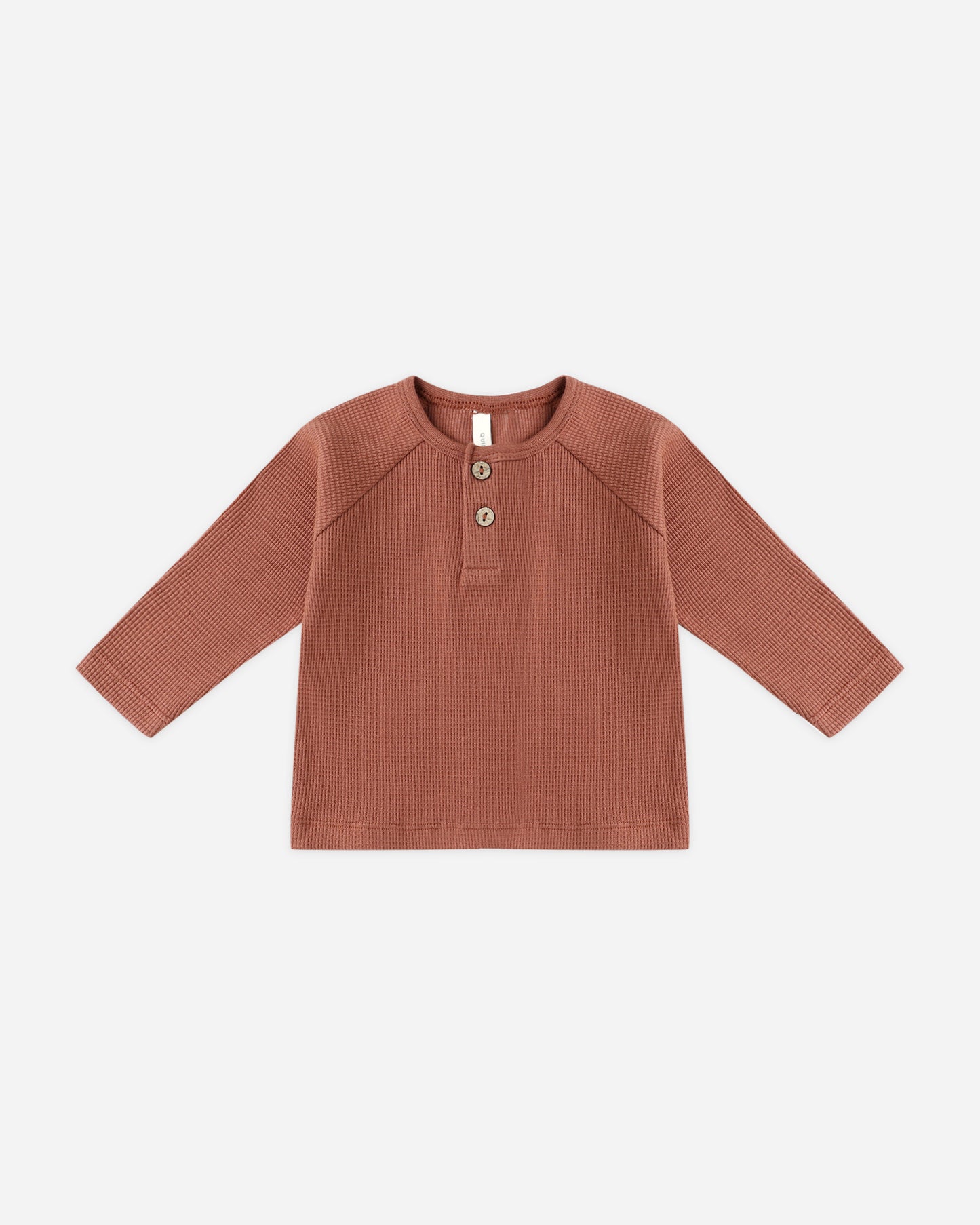 Henley Knit Top || Cranberry - Rylee + Cru | Kids Clothes | Trendy Baby Clothes | Modern Infant Outfits |