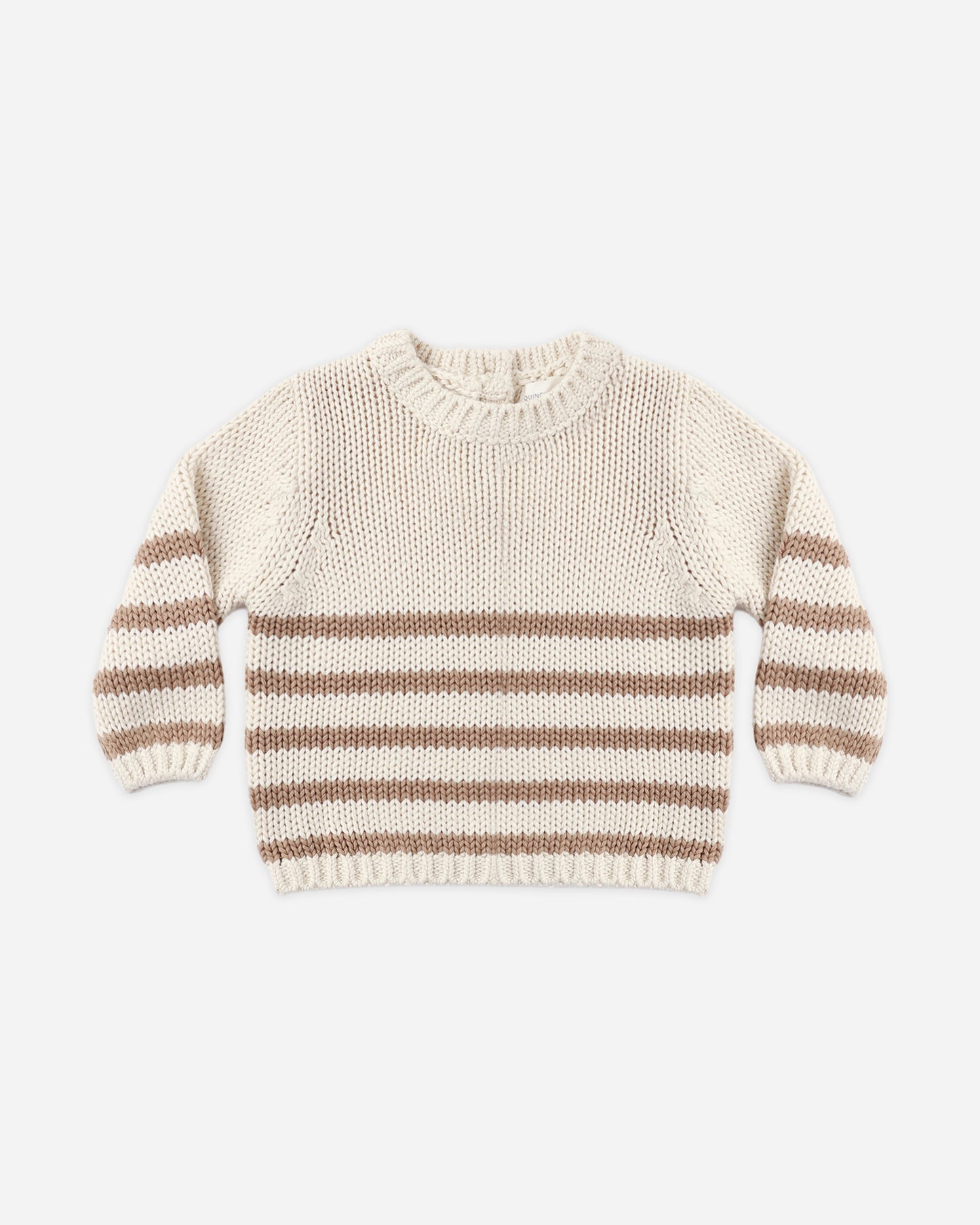 Rex Sweater Almond Stripe - Rylee + Cru | Kids Clothes | Trendy Baby Clothes | Modern Infant Outfits |