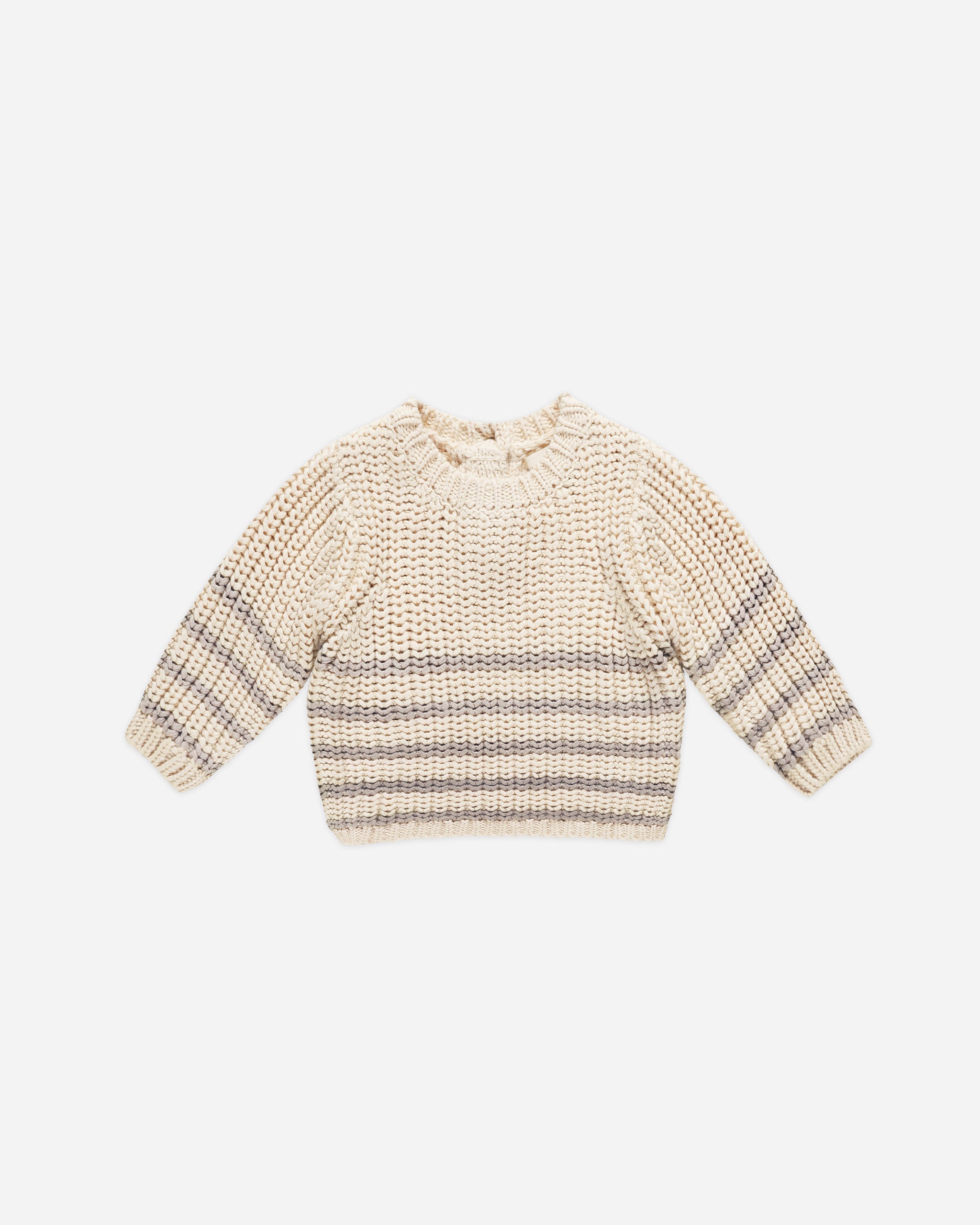 Rex Sweater || Fog Stripe