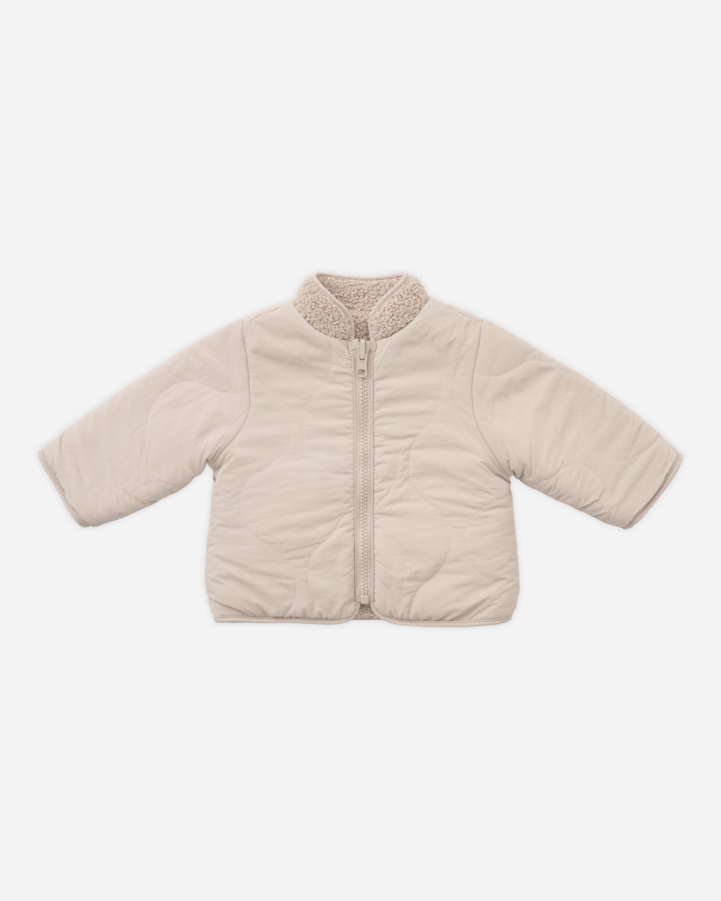 Shearling Zip Jacket || Oat - Rylee + Cru | Kids Clothes | Trendy Baby Clothes | Modern Infant Outfits |