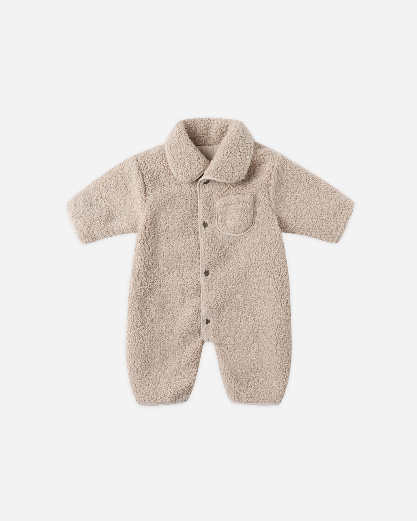 Shearling Jumpsuit || Oat - Rylee + Cru | Kids Clothes | Trendy Baby Clothes | Modern Infant Outfits |