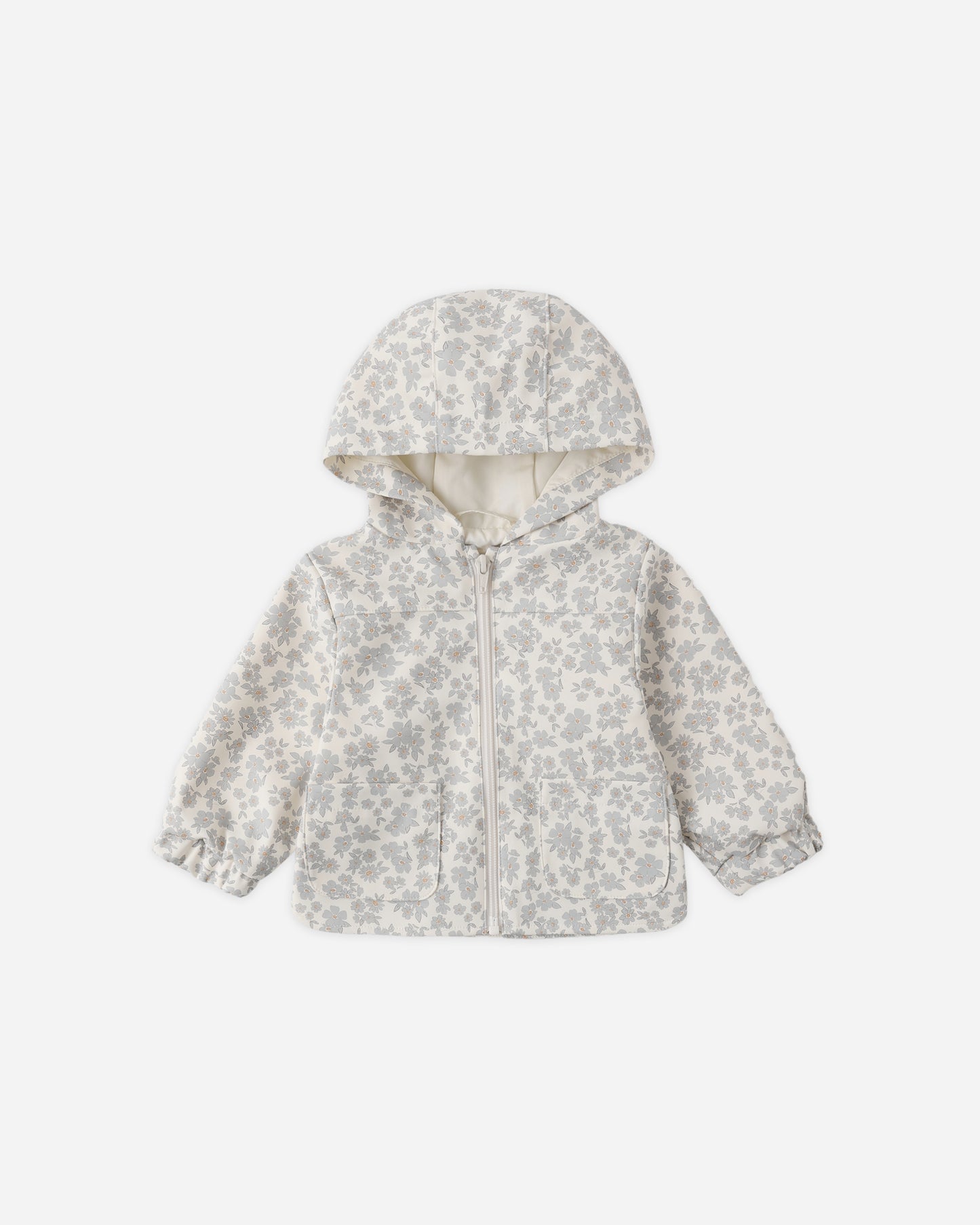 Rain Coat Blue Floral - Rylee + Cru | Kids Clothes | Trendy Baby Clothes | Modern Infant Outfits |
