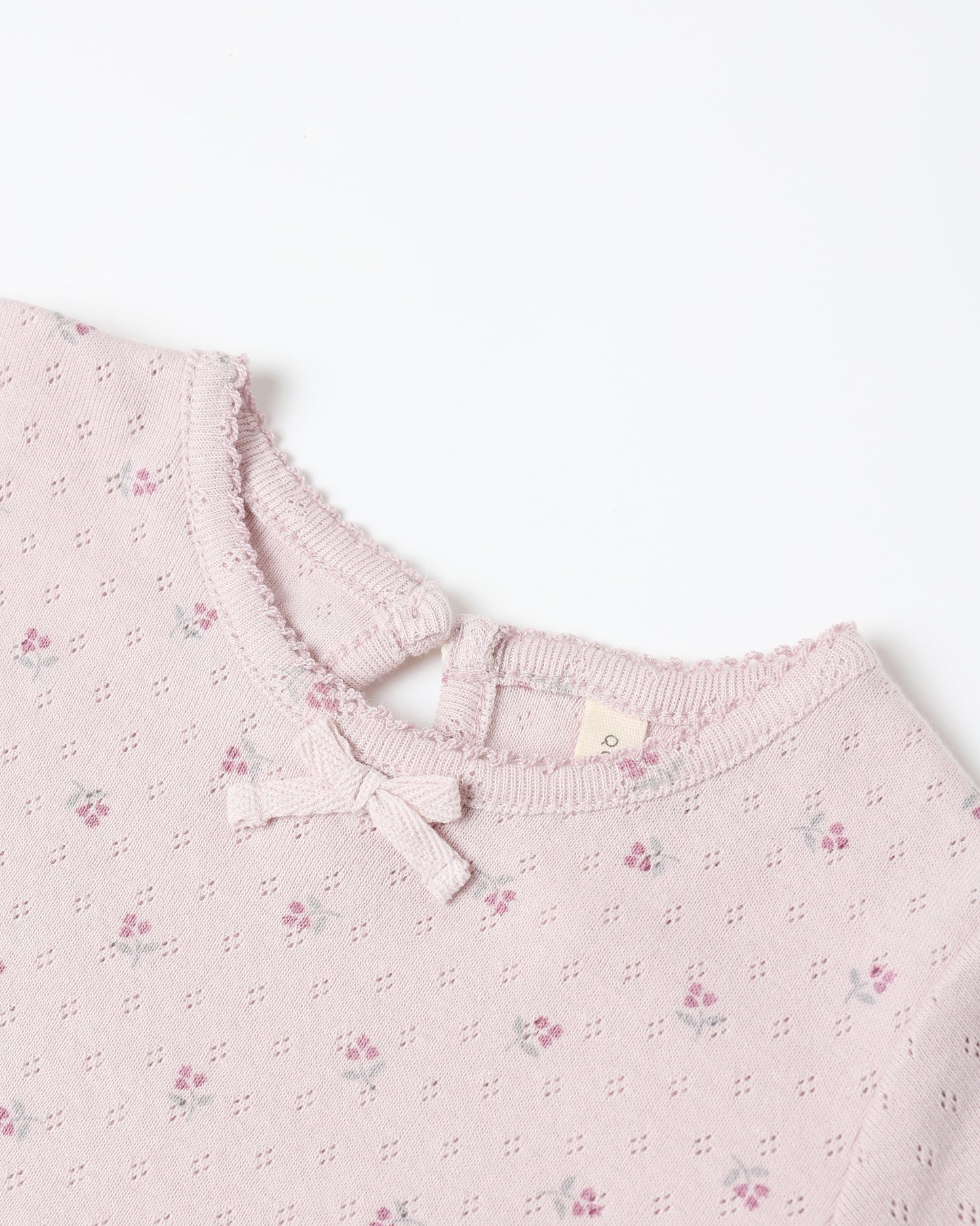 Pointelle Long Sleeve Tee + Legging || Lilac Ditsy - Rylee + Cru | Kids Clothes | Trendy Baby Clothes | Modern Infant Outfits |