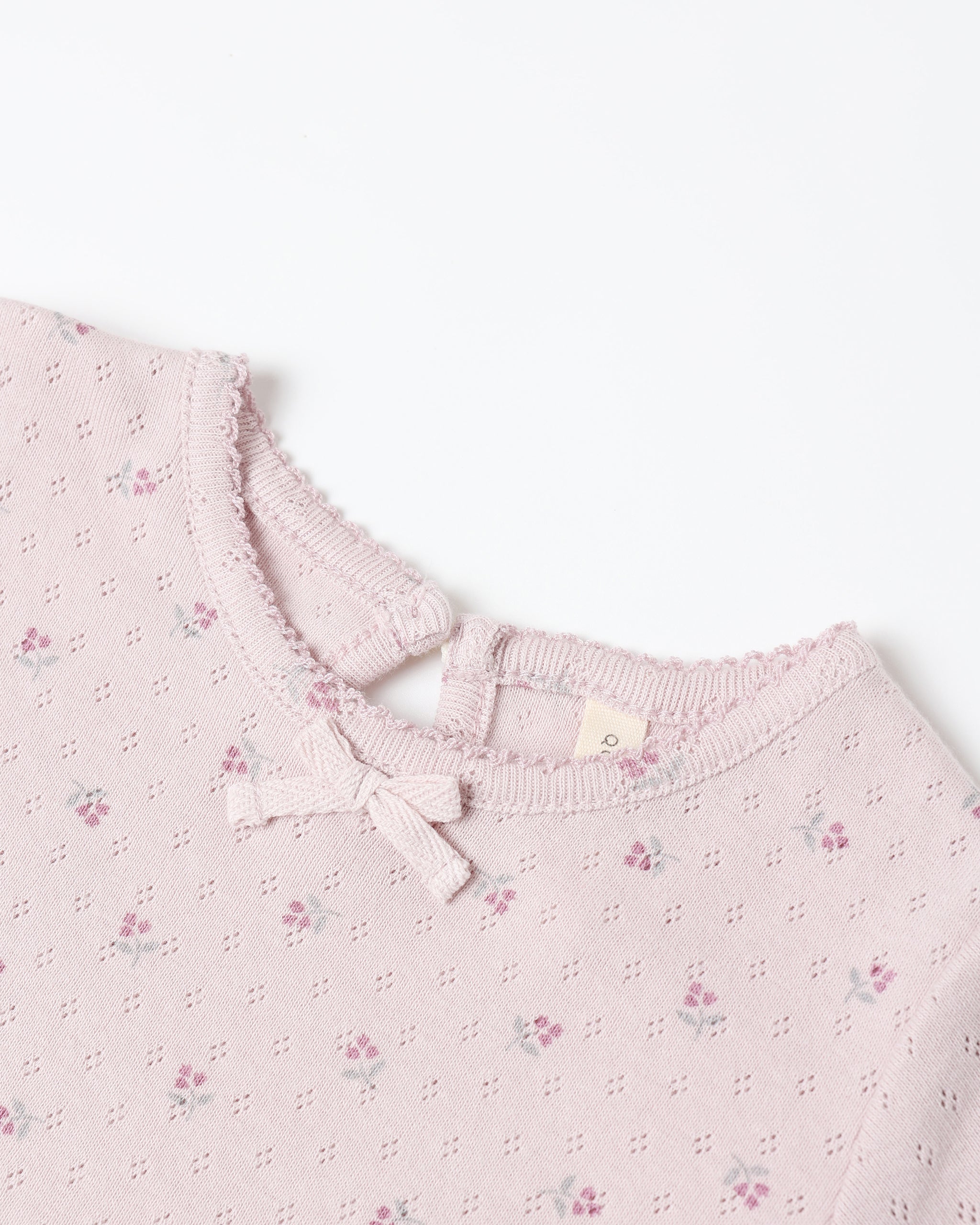 Pointelle Long Sleeve Tee + Legging || Lilac Ditsy - Rylee + Cru | Kids Clothes | Trendy Baby Clothes | Modern Infant Outfits |