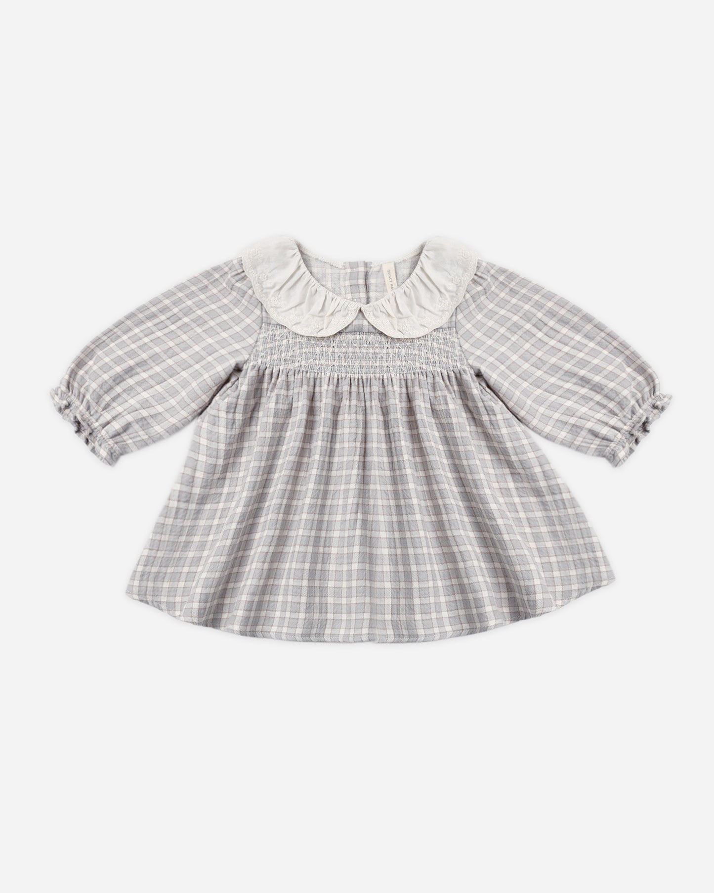 Callie Dress Blue Gingham - Rylee + Cru | Kids Clothes | Trendy Baby Clothes | Modern Infant Outfits |