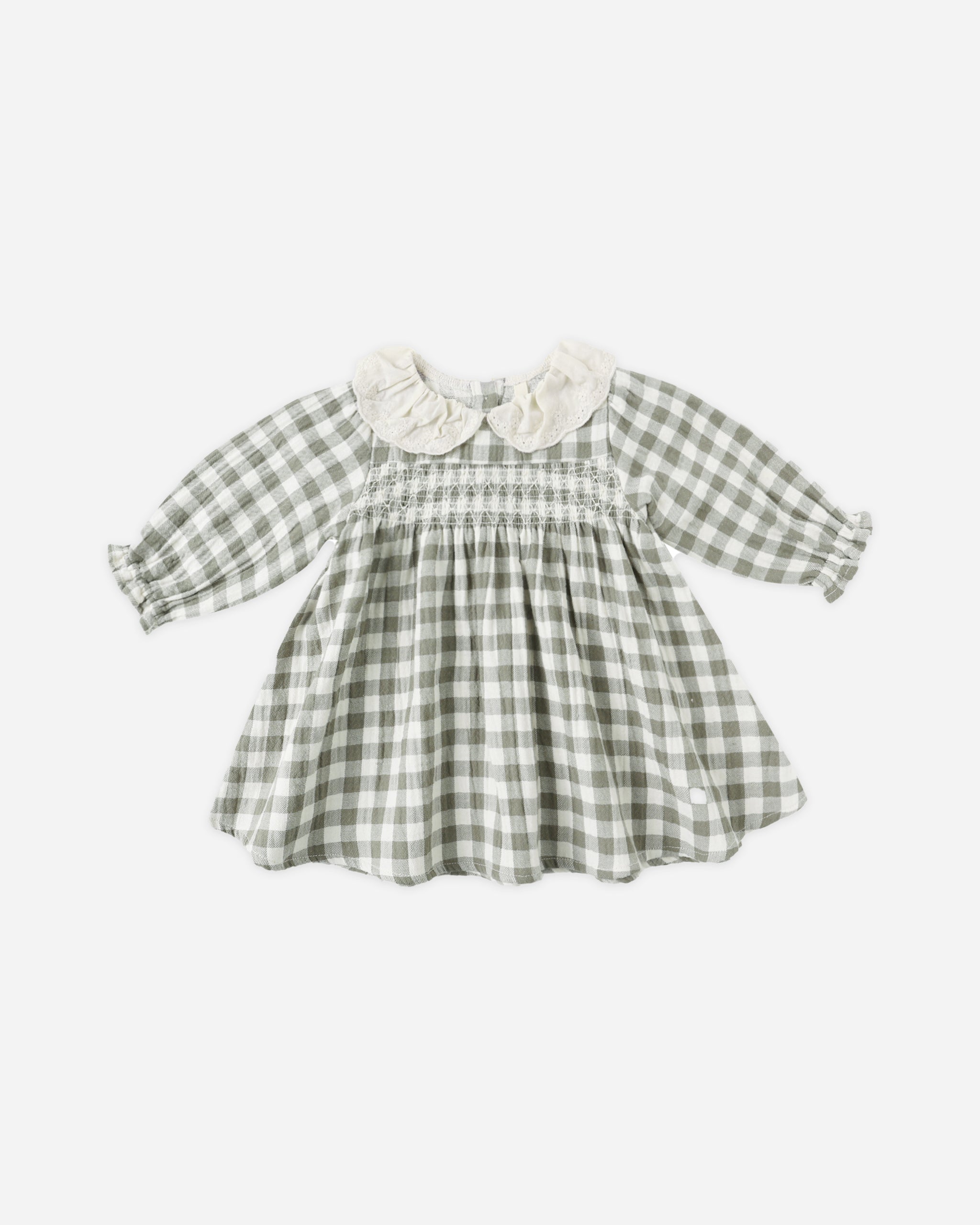 Callie Dress || Forest Check - Rylee + Cru | Kids Clothes | Trendy Baby Clothes | Modern Infant Outfits |