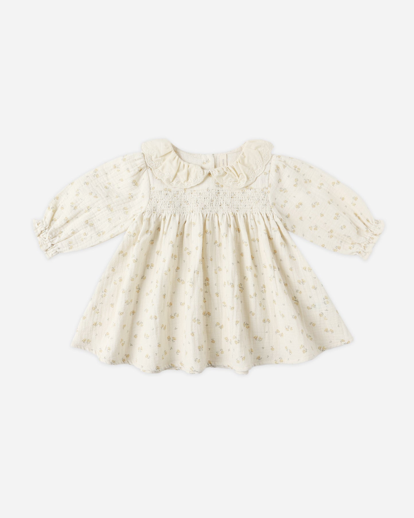 Callie Dress || Golden Floral - Rylee + Cru | Kids Clothes | Trendy Baby Clothes | Modern Infant Outfits |