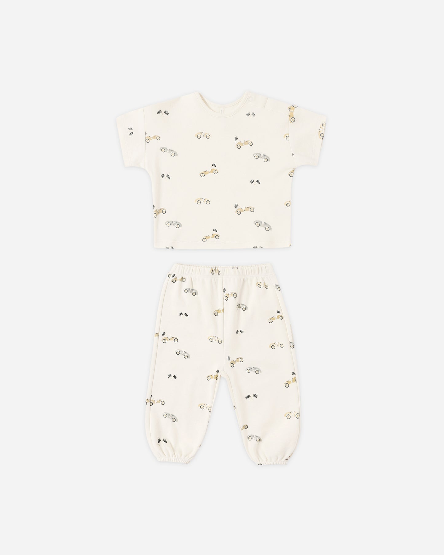 Jersey Tee + Pant Set Race Car - Rylee + Cru | Kids Clothes | Trendy Baby Clothes | Modern Infant Outfits |