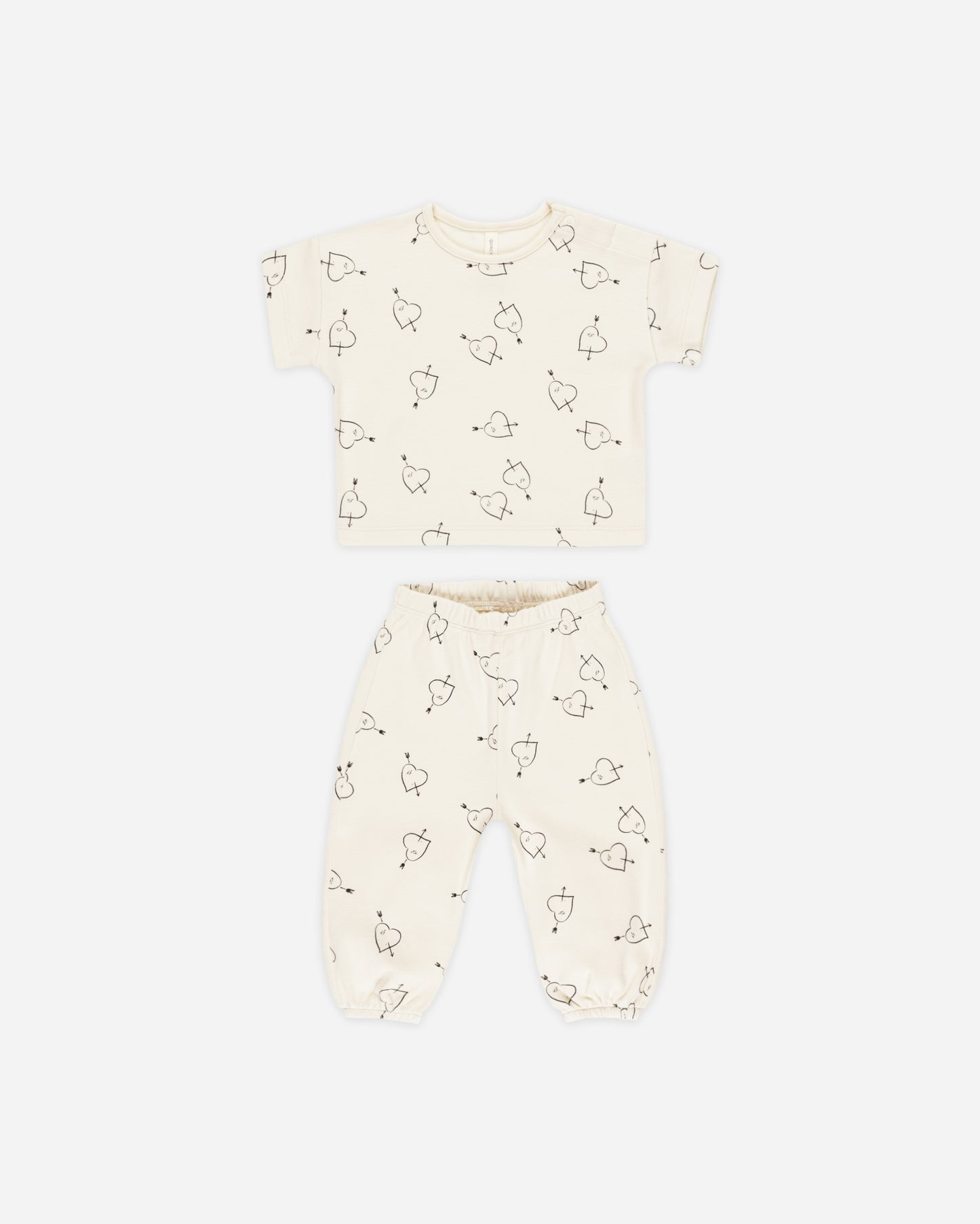 Jersey Tee + Pant Set || Cupid