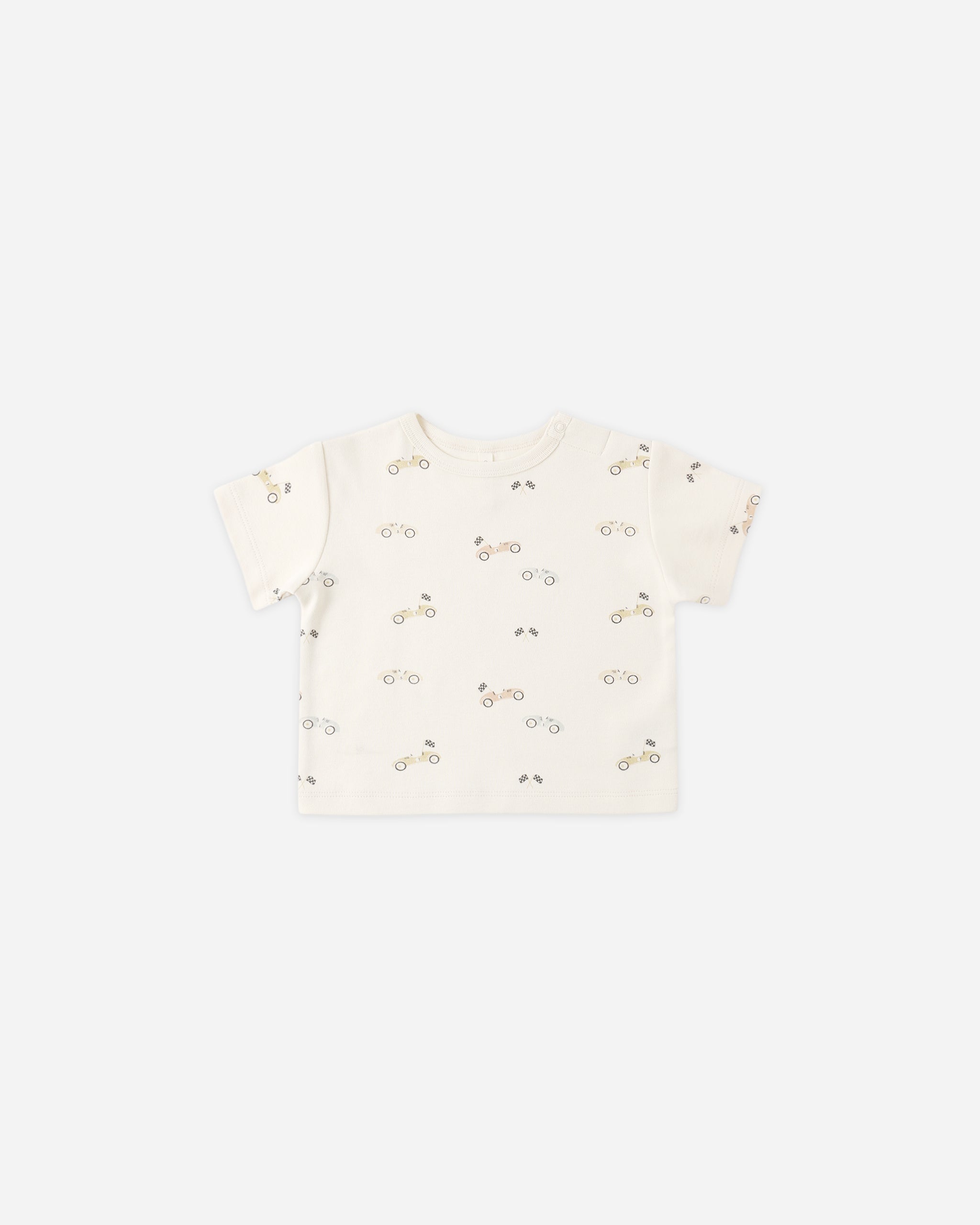 Boxy Tee Race Car - Rylee + Cru | Kids Clothes | Trendy Baby Clothes | Modern Infant Outfits |