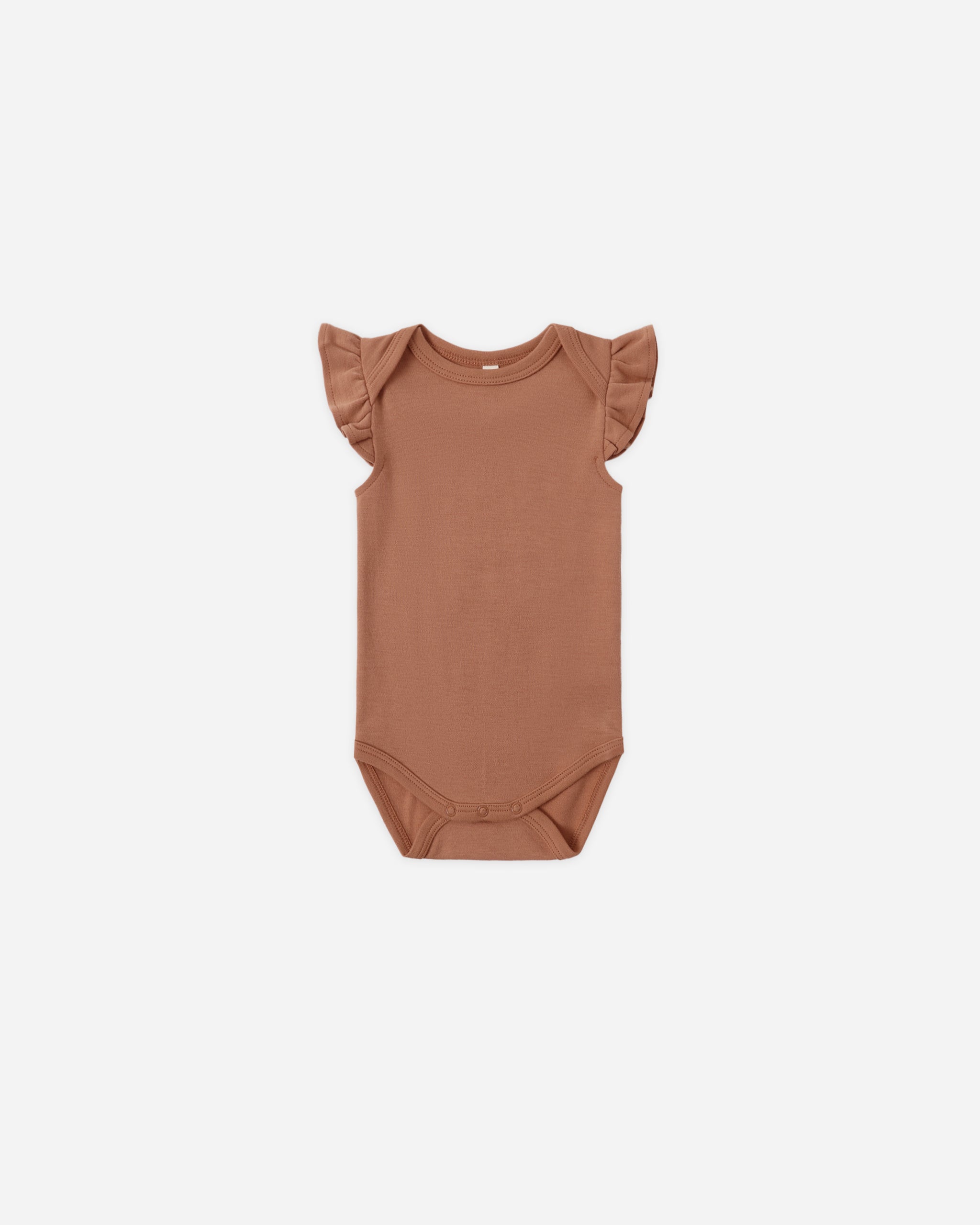 Flutter Sleeve Bodysuit Poppy - Rylee + Cru | Kids Clothes | Trendy Baby Clothes | Modern Infant Outfits |