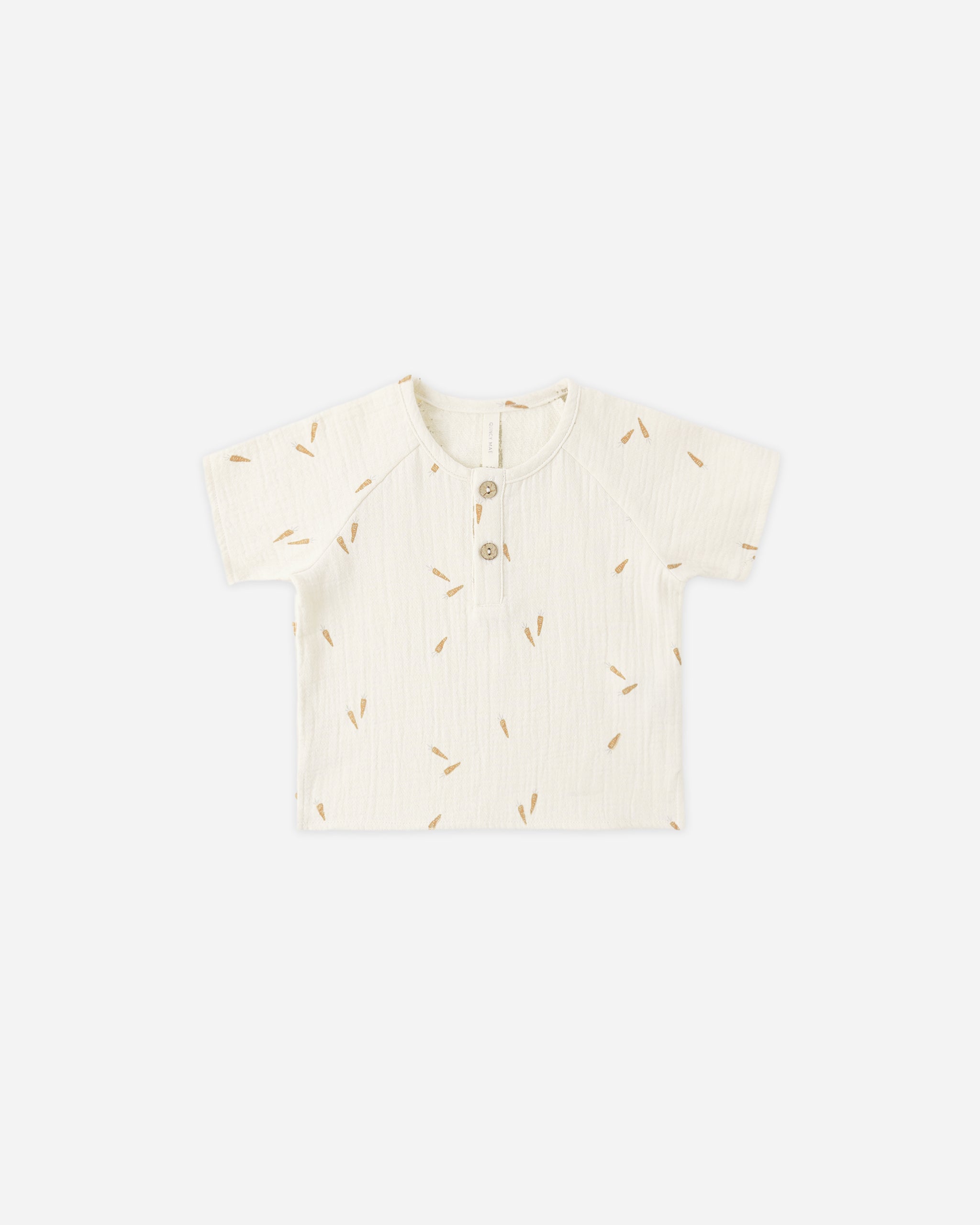 Short Sleeve Zion Shirt Carrots - Rylee + Cru | Kids Clothes | Trendy Baby Clothes | Modern Infant Outfits |