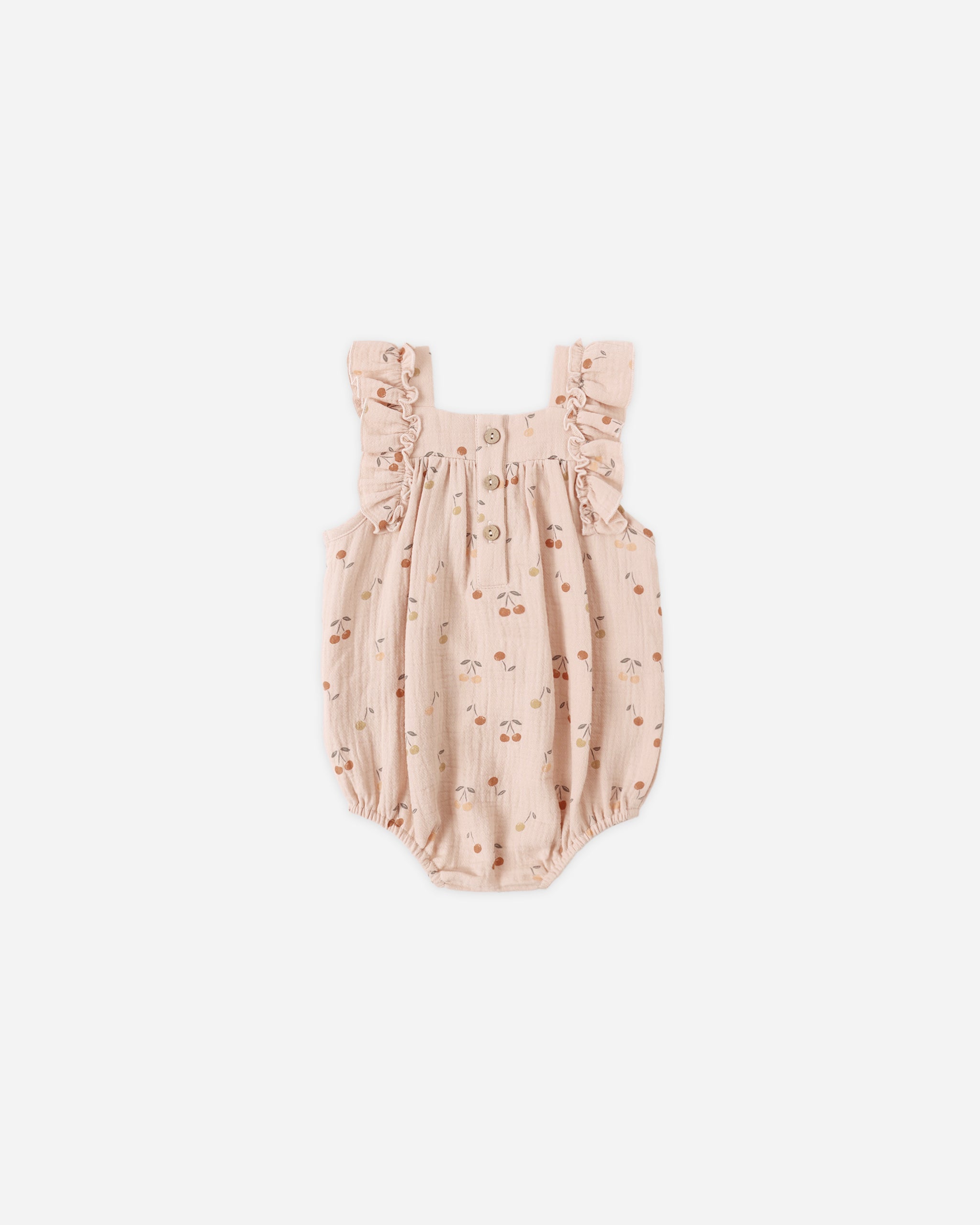 Maya Romper Cherries - Rylee + Cru | Kids Clothes | Trendy Baby Clothes | Modern Infant Outfits |