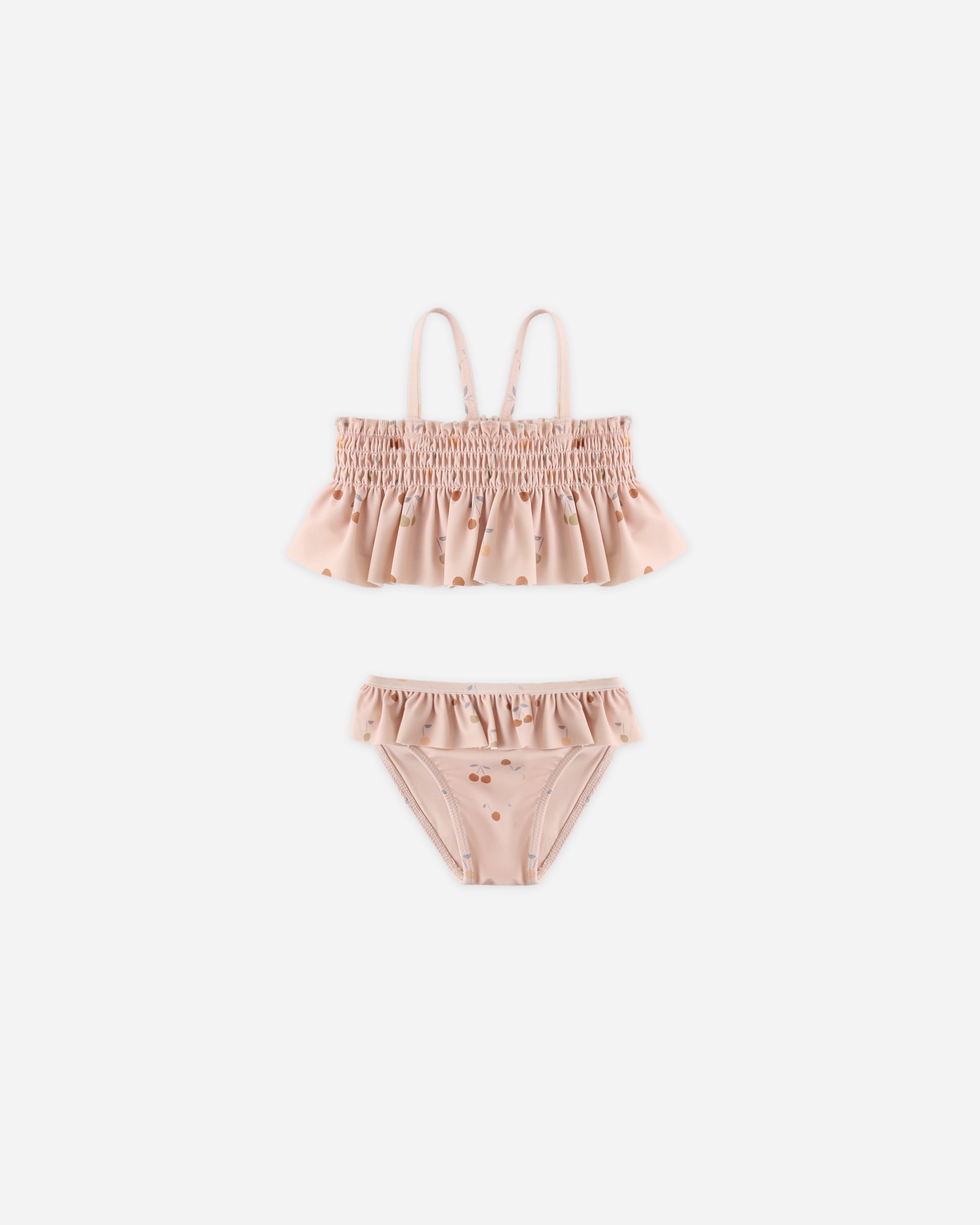 Smocked Ruffle Bikini Cherries - Rylee + Cru | Kids Clothes | Trendy Baby Clothes | Modern Infant Outfits |