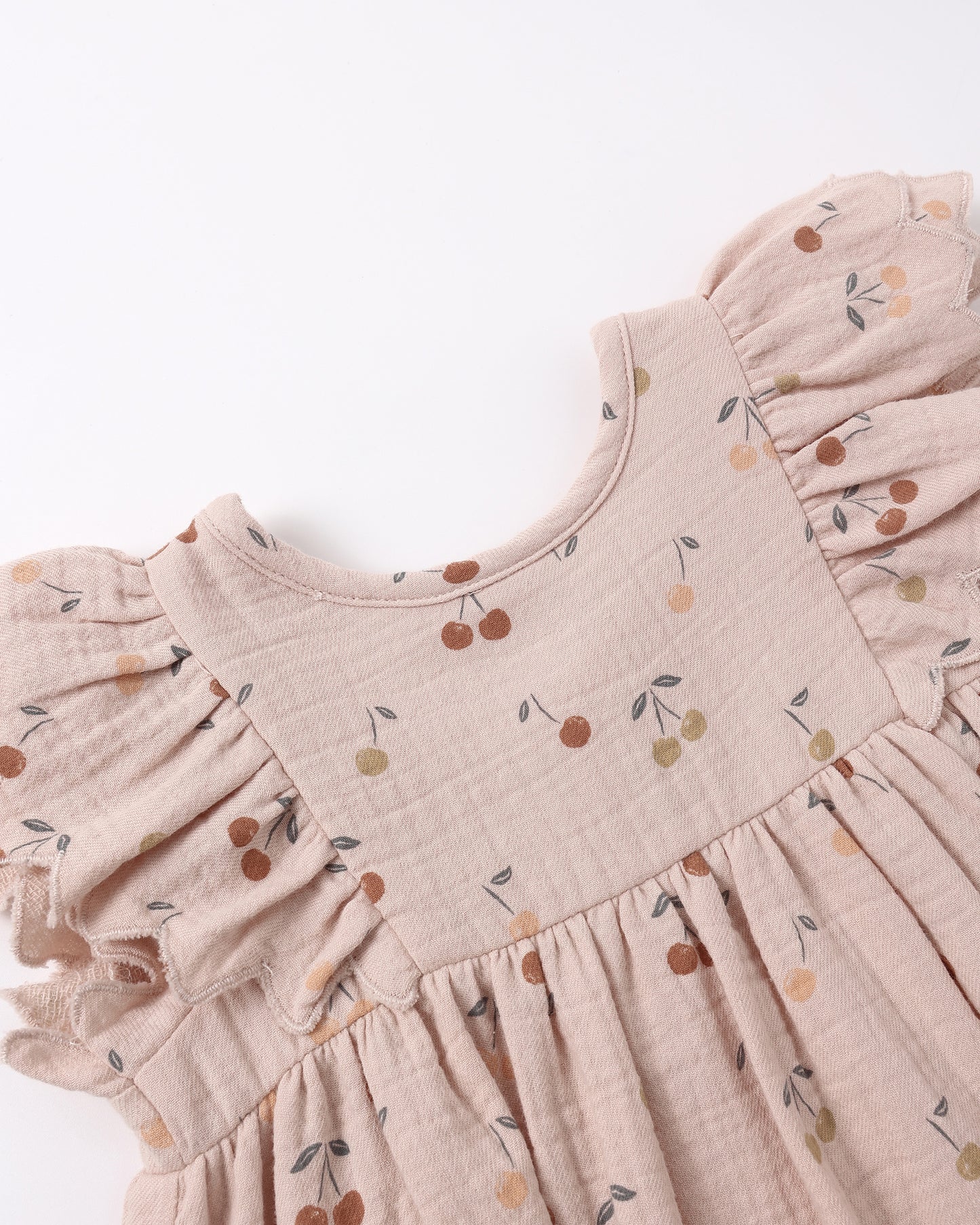 Alina Dress Cherries - Rylee + Cru | Kids Clothes | Trendy Baby Clothes | Modern Infant Outfits |