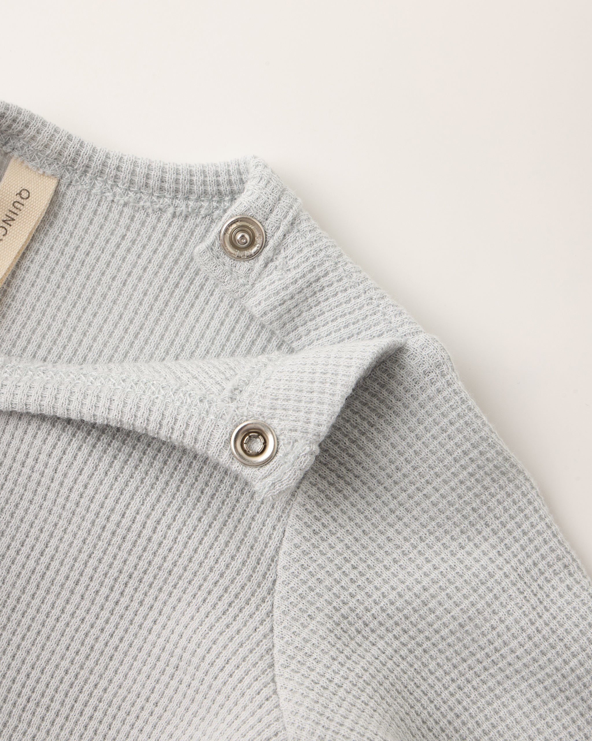 Waffle Long Sleeve Bodysuit || Ice Blue - Rylee + Cru | Kids Clothes | Trendy Baby Clothes | Modern Infant Outfits |