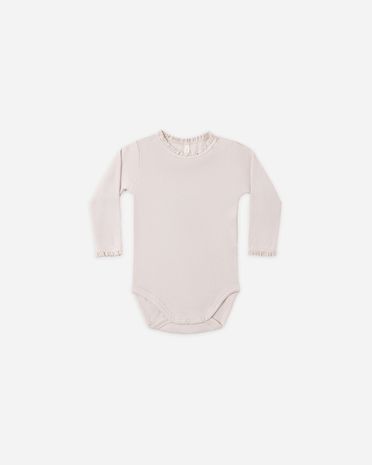 Waffle Long Sleeve Bodysuit Lilac Mist - Rylee + Cru | Kids Clothes | Trendy Baby Clothes | Modern Infant Outfits |