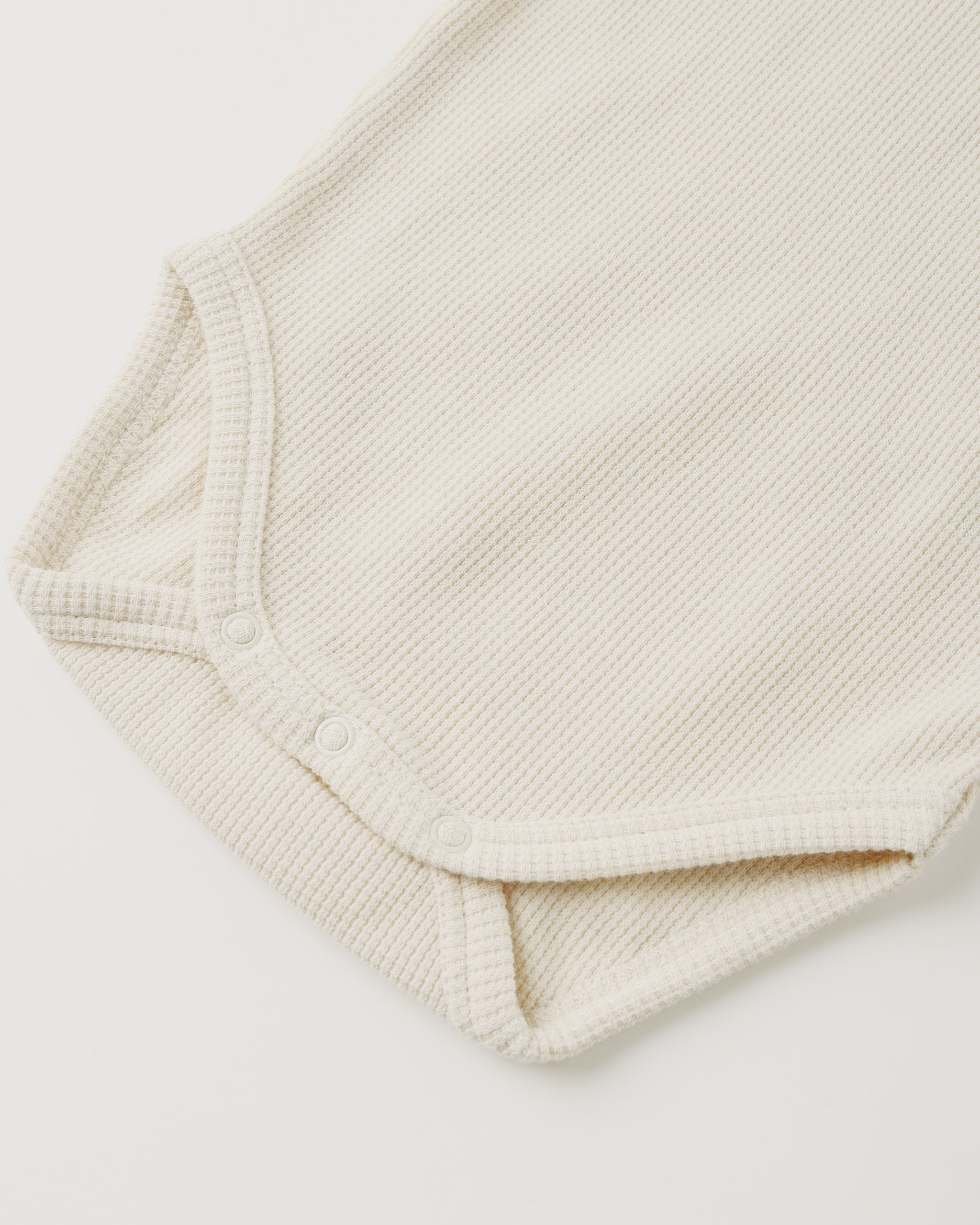 Waffle Long Sleeve Bodysuit || Natural - Rylee + Cru | Kids Clothes | Trendy Baby Clothes | Modern Infant Outfits |