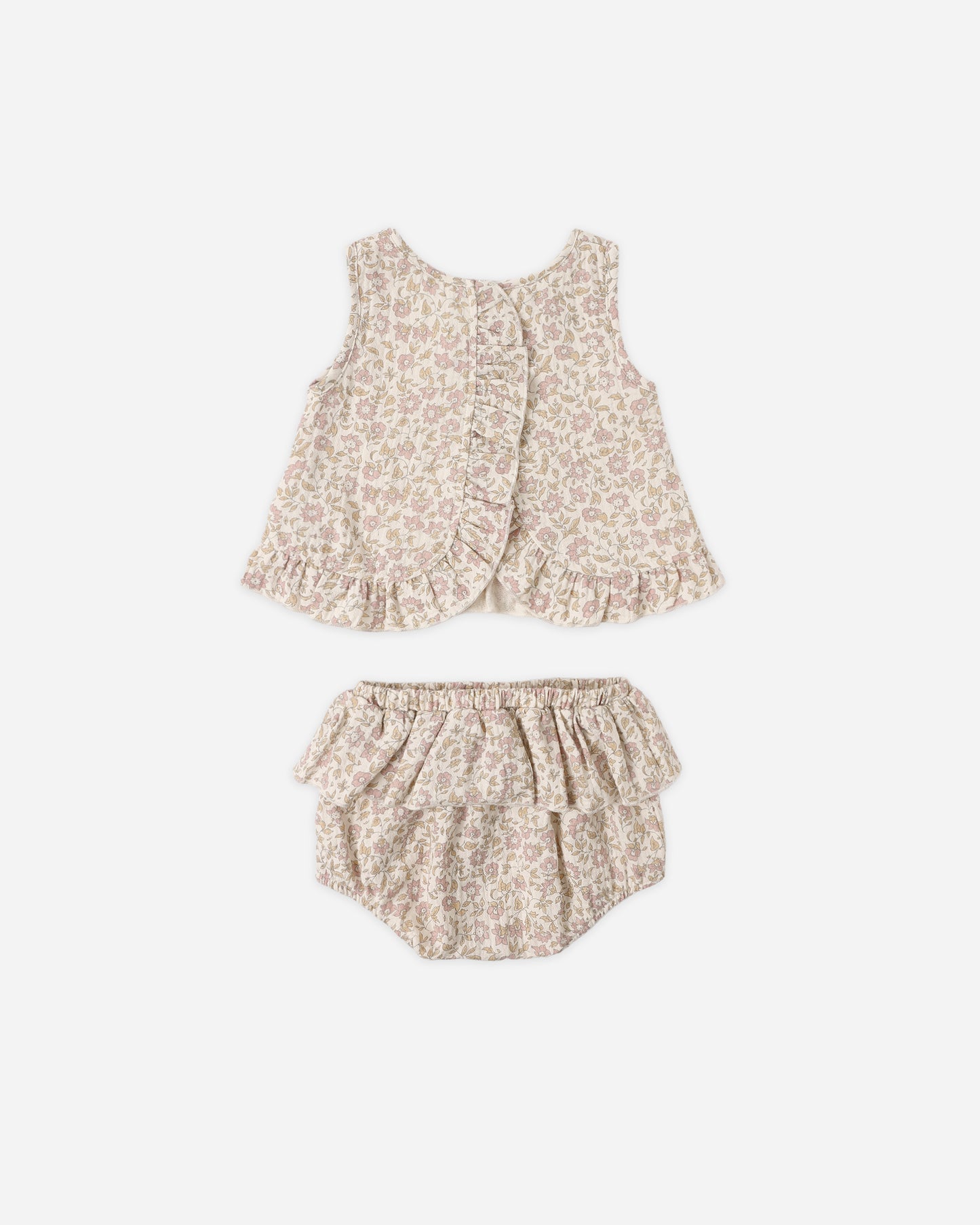 Ruffled Tulip Top + Bloomer Set Dahlia - Rylee + Cru | Kids Clothes | Trendy Baby Clothes | Modern Infant Outfits |