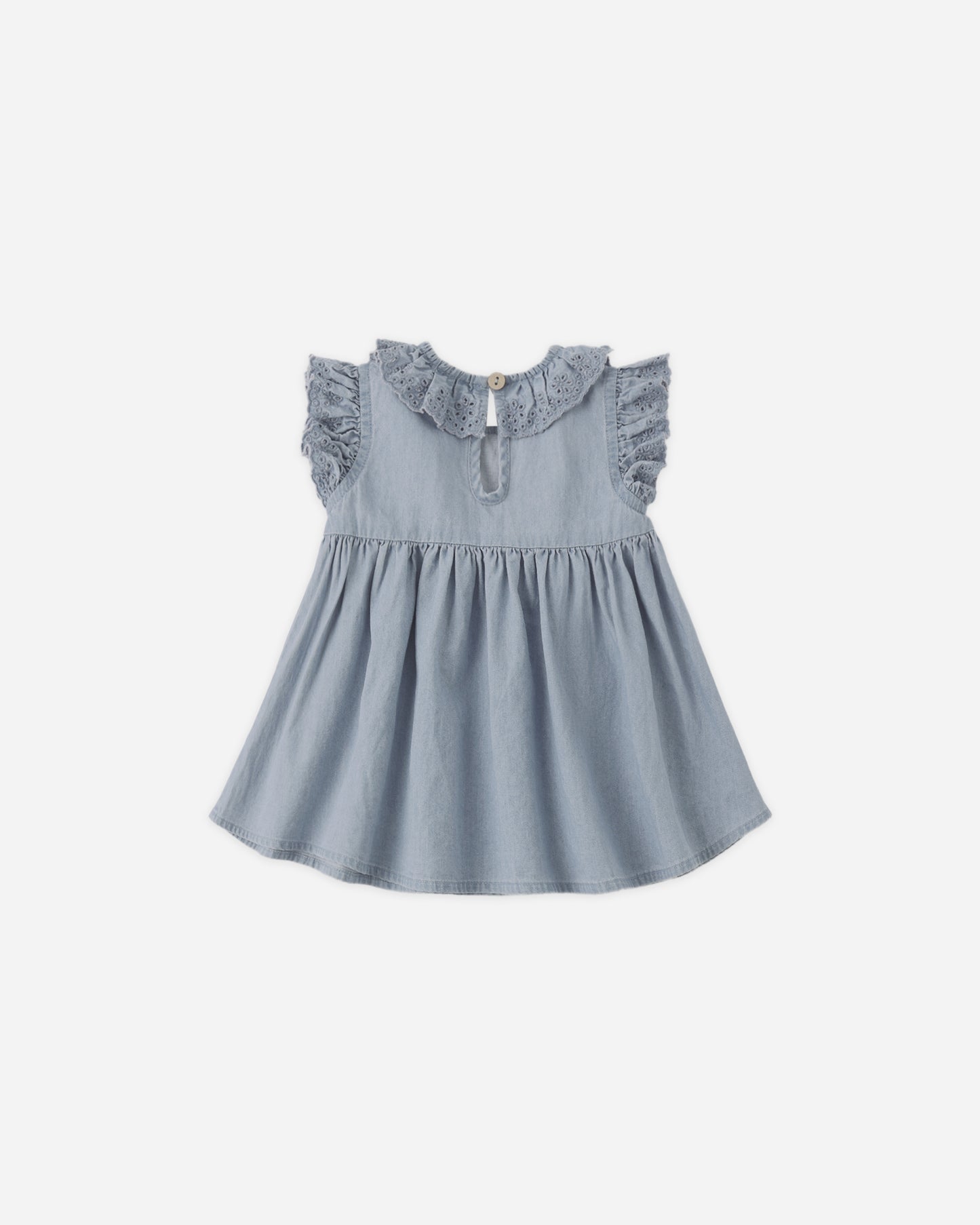 Sophie Dress Chambray - Rylee + Cru | Kids Clothes | Trendy Baby Clothes | Modern Infant Outfits |