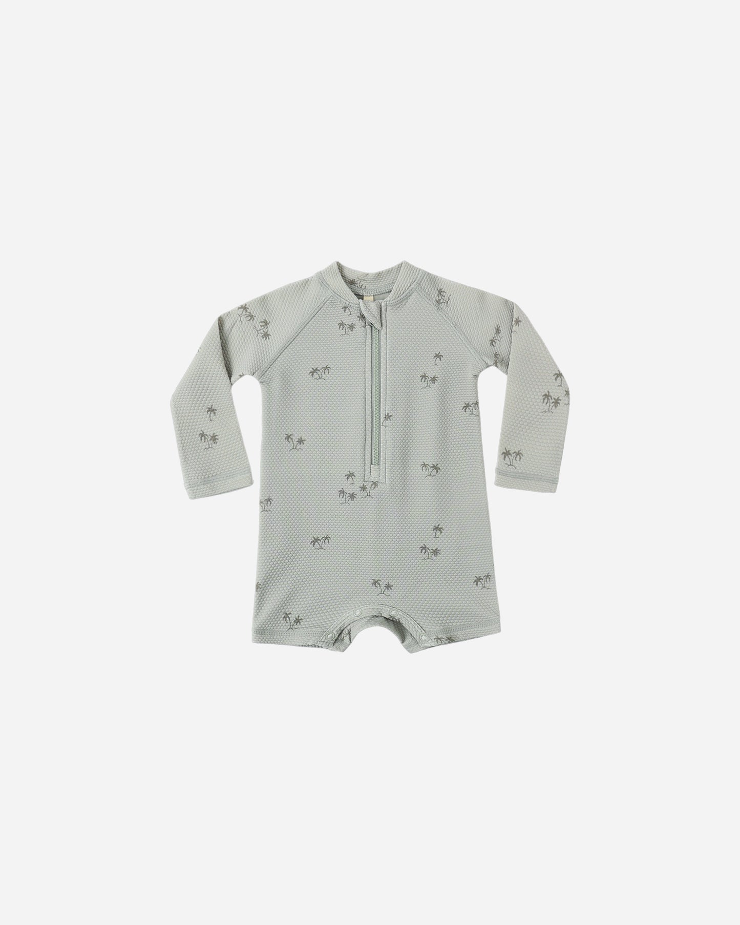 Long Sleeve One-Piece Rashguard Palm - Rylee + Cru | Kids Clothes | Trendy Baby Clothes | Modern Infant Outfits |