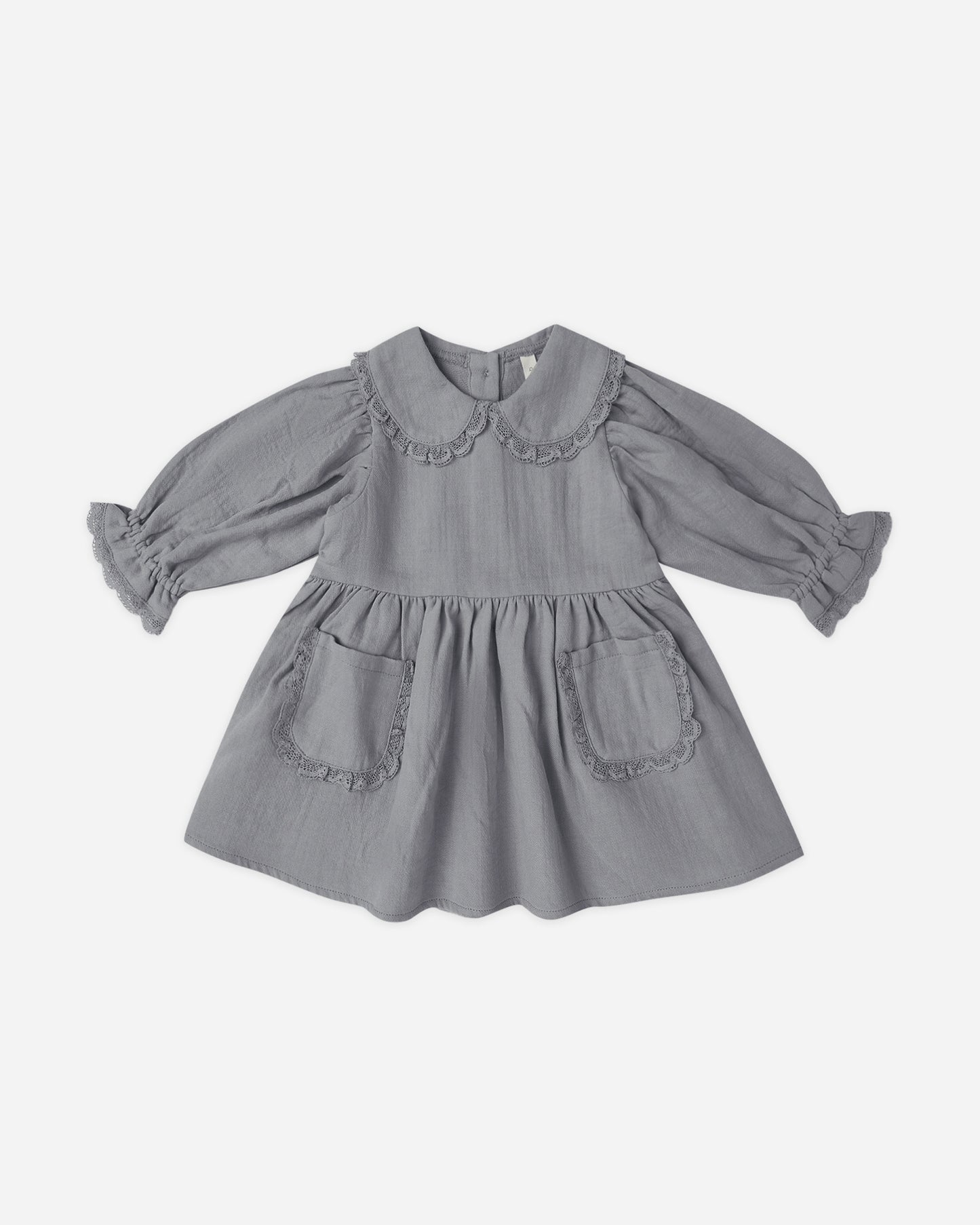 Marisol Dress Slate - Rylee + Cru | Kids Clothes | Trendy Baby Clothes | Modern Infant Outfits |