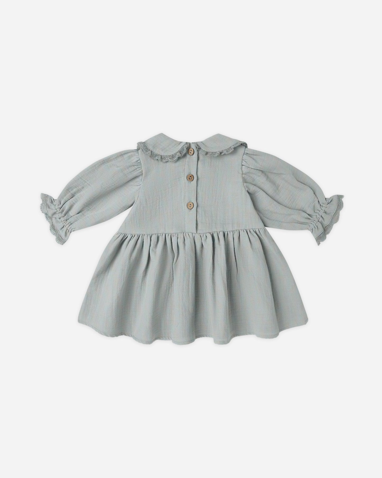 Marisol Dress || Steel Blue - Rylee + Cru | Kids Clothes | Trendy Baby Clothes | Modern Infant Outfits |