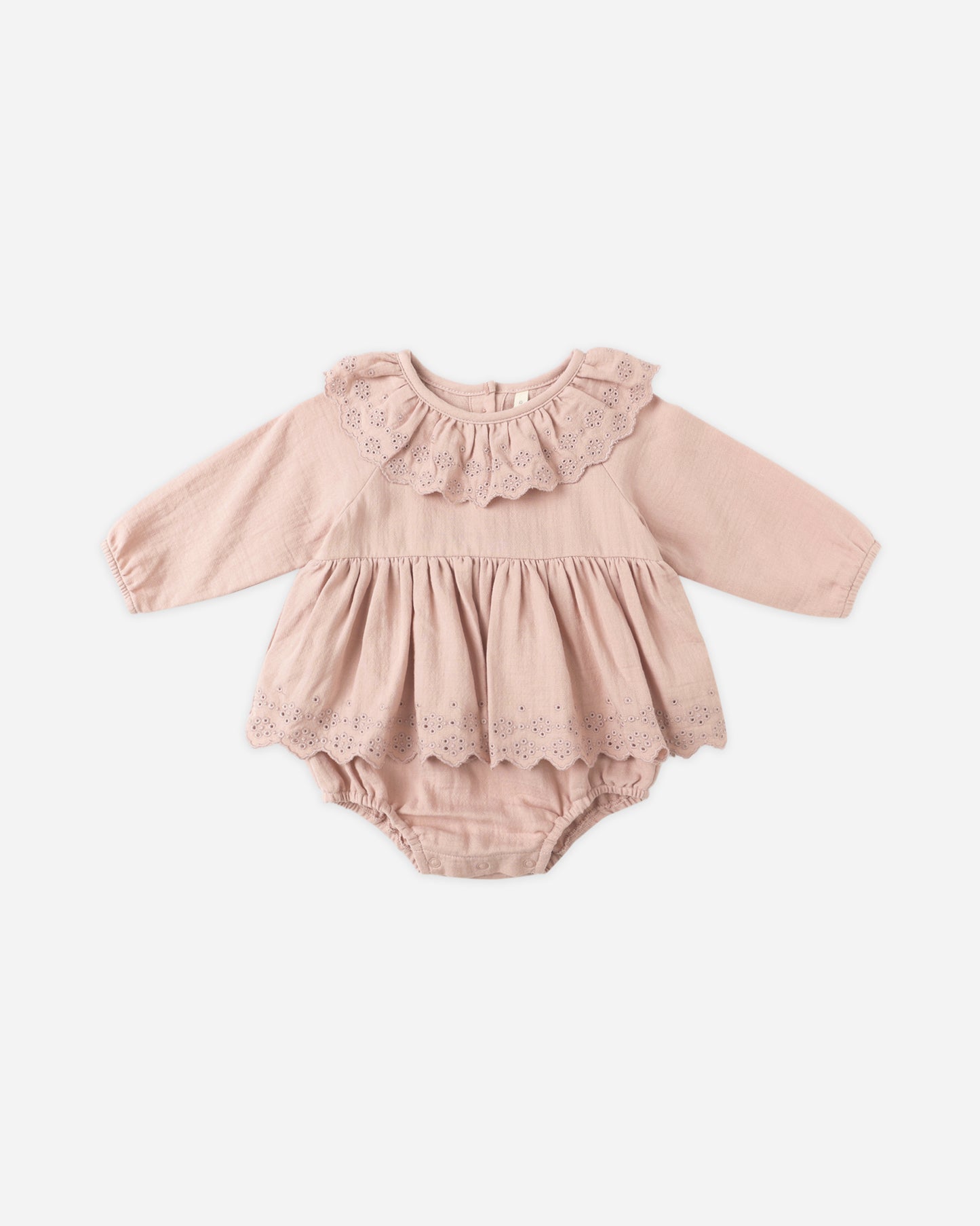 Thalia Romper || Rose - Rylee + Cru | Kids Clothes | Trendy Baby Clothes | Modern Infant Outfits |