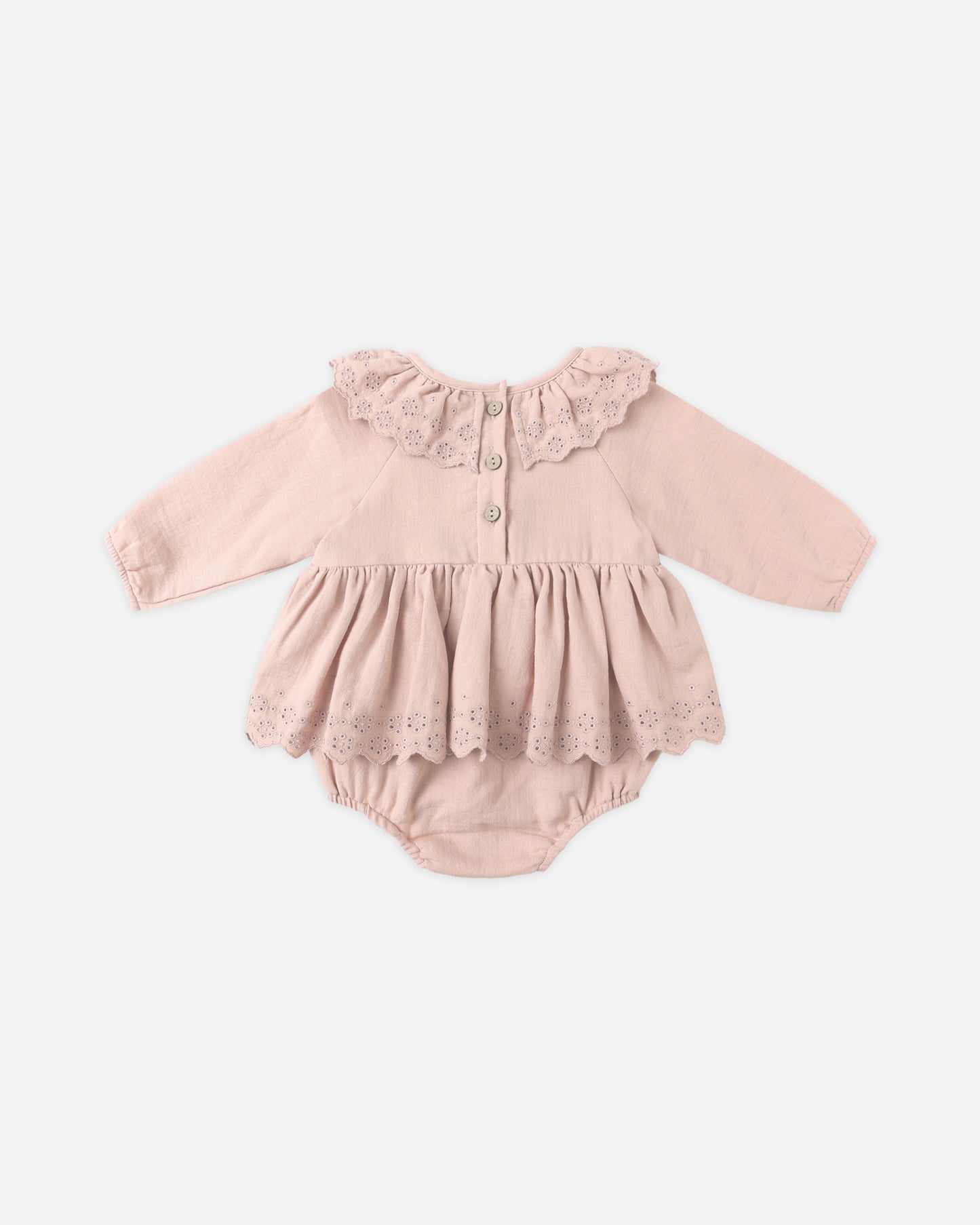 Thalia Romper || Rose - Rylee + Cru | Kids Clothes | Trendy Baby Clothes | Modern Infant Outfits |