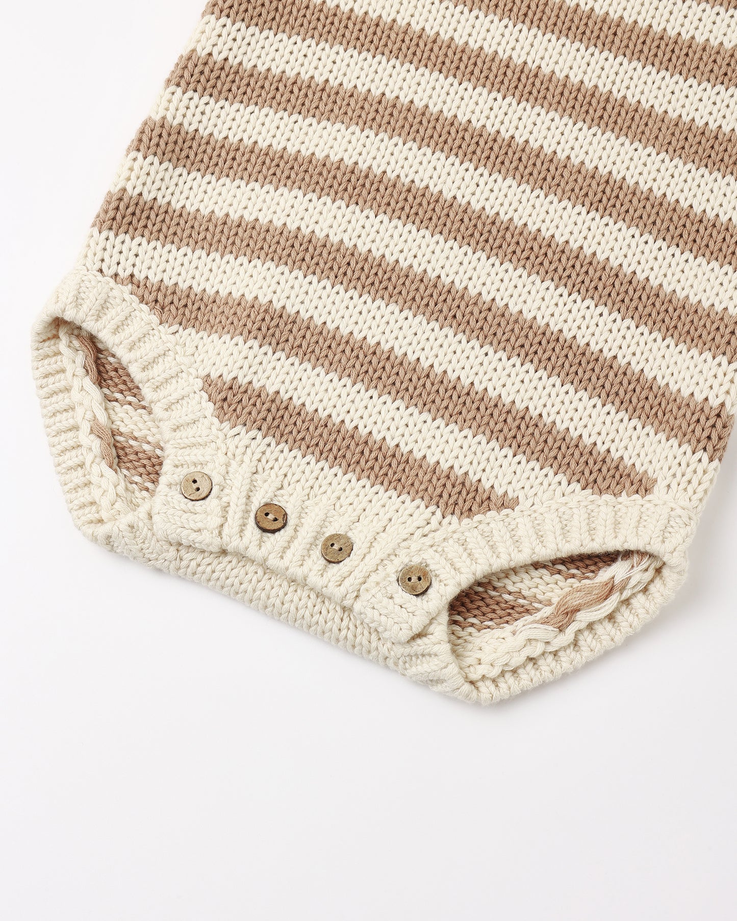 Rex Romper Almond Stripe - Rylee + Cru | Kids Clothes | Trendy Baby Clothes | Modern Infant Outfits |