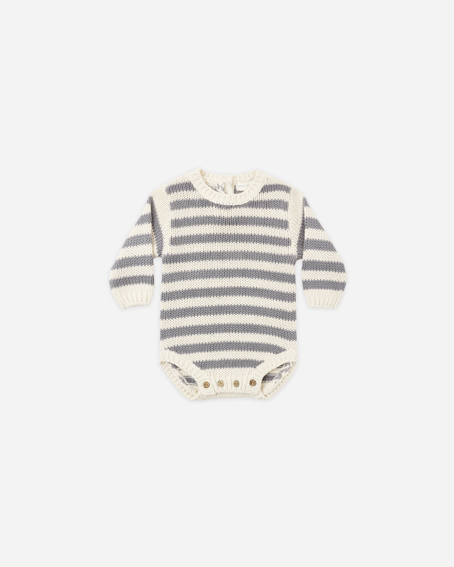Rex Romper Slate Stripe - Rylee + Cru | Kids Clothes | Trendy Baby Clothes | Modern Infant Outfits |