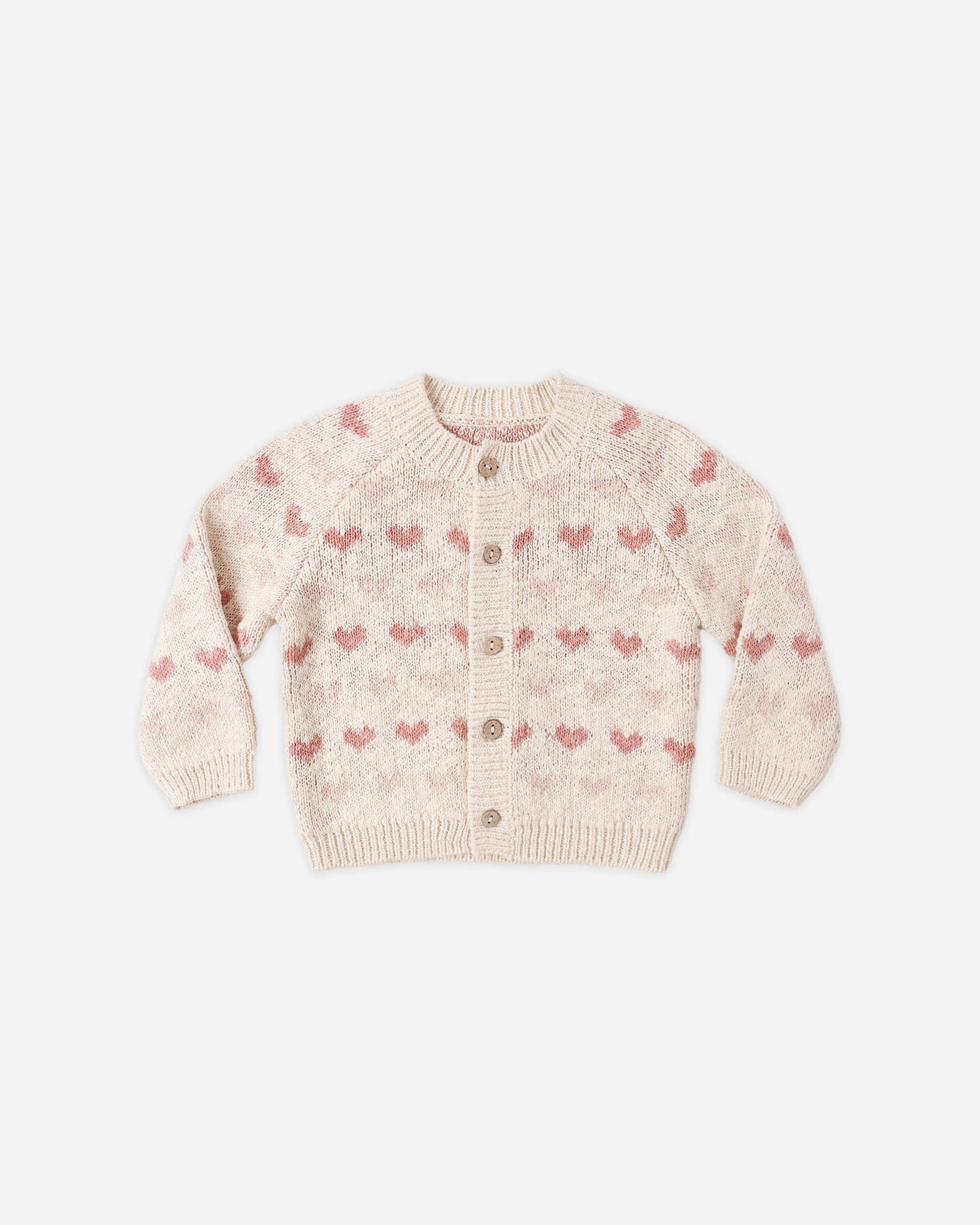 Knit Cardigan Hearts